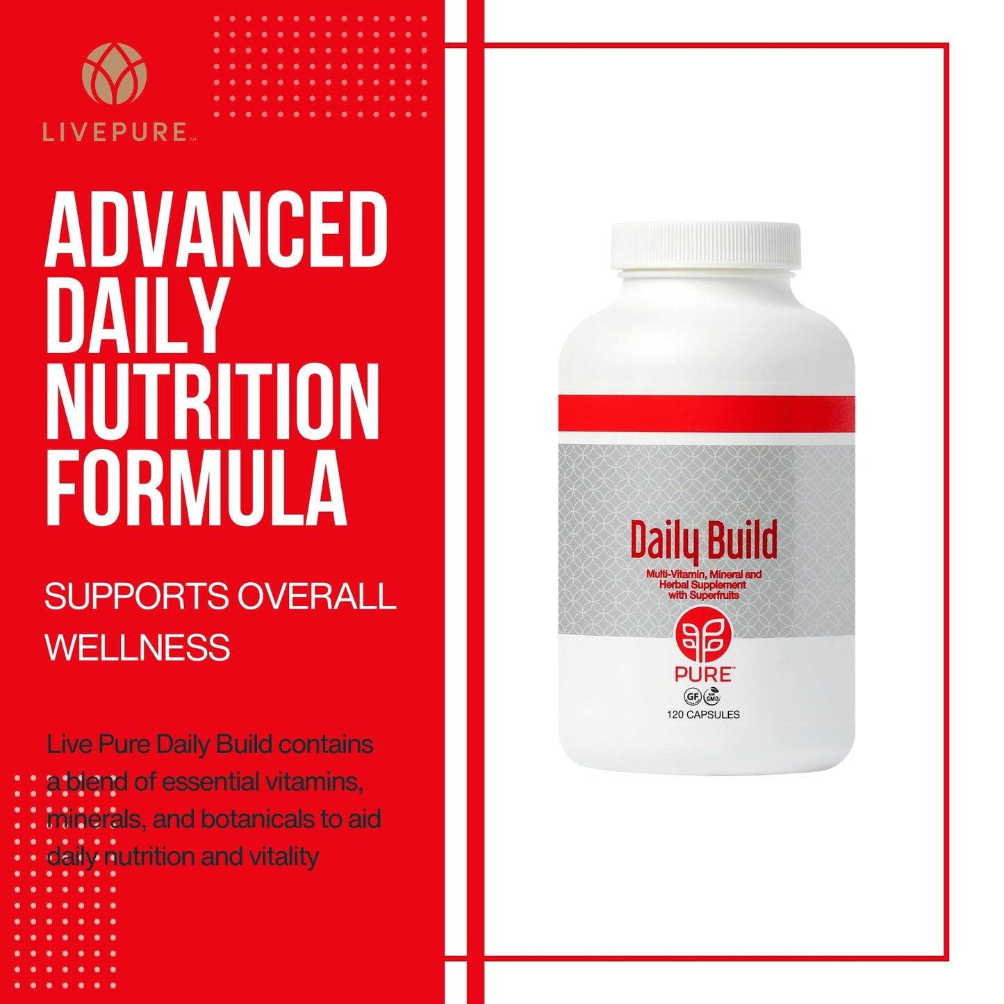 PURE Daily Build 120 Capsules