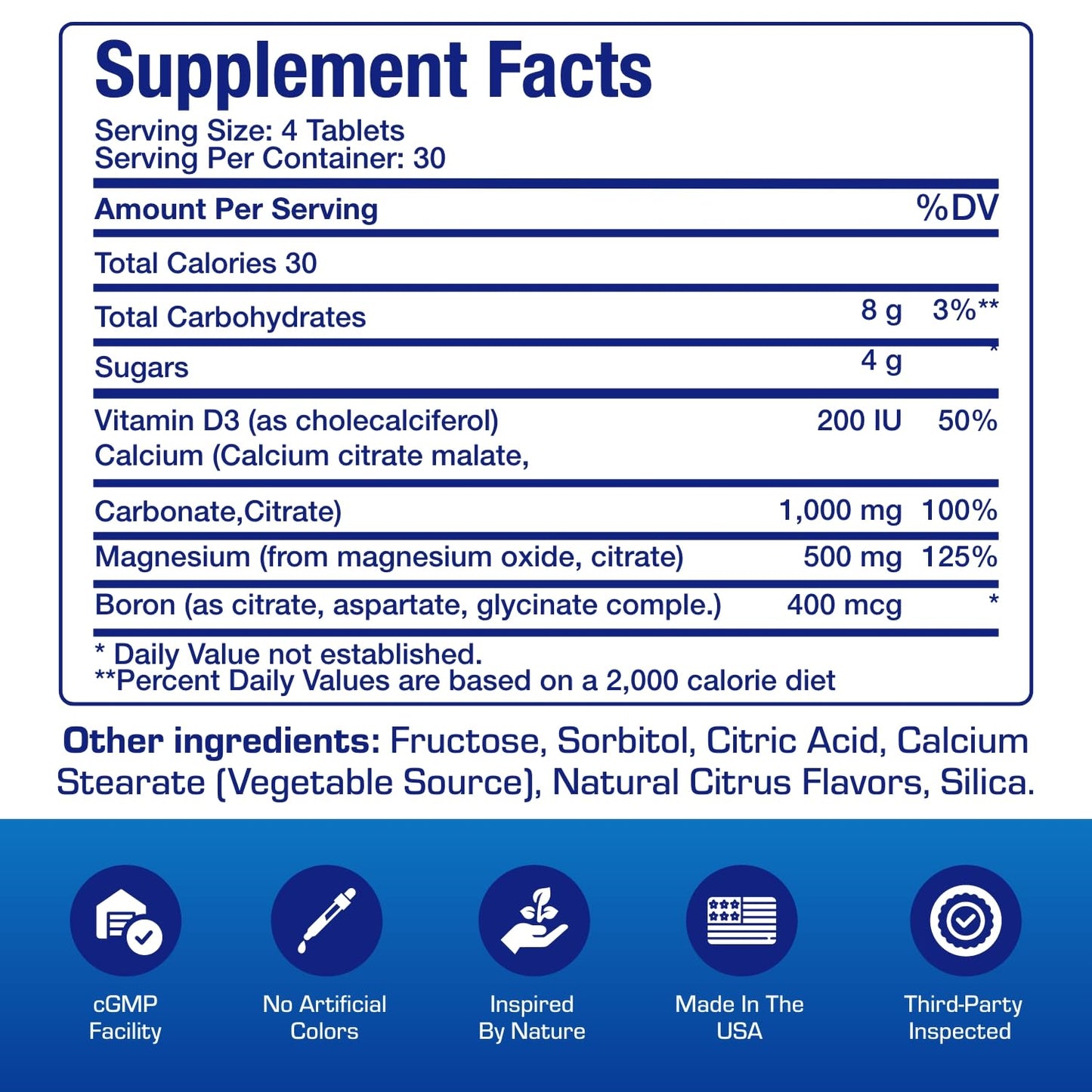 Anabolic Laboratories Chewable Calcium Supplement for Women with Vitamin D, Magnesium and Boron - 120 Chewables