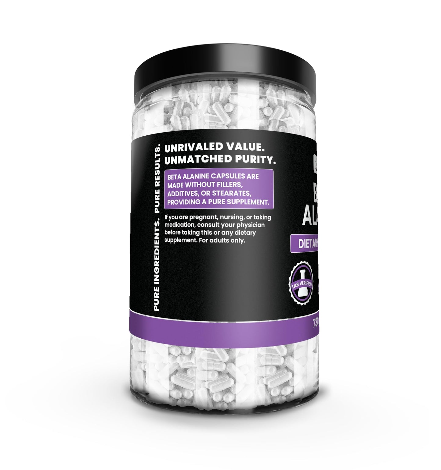 Pure Original Ingredients Beta Alanine Capsules 365