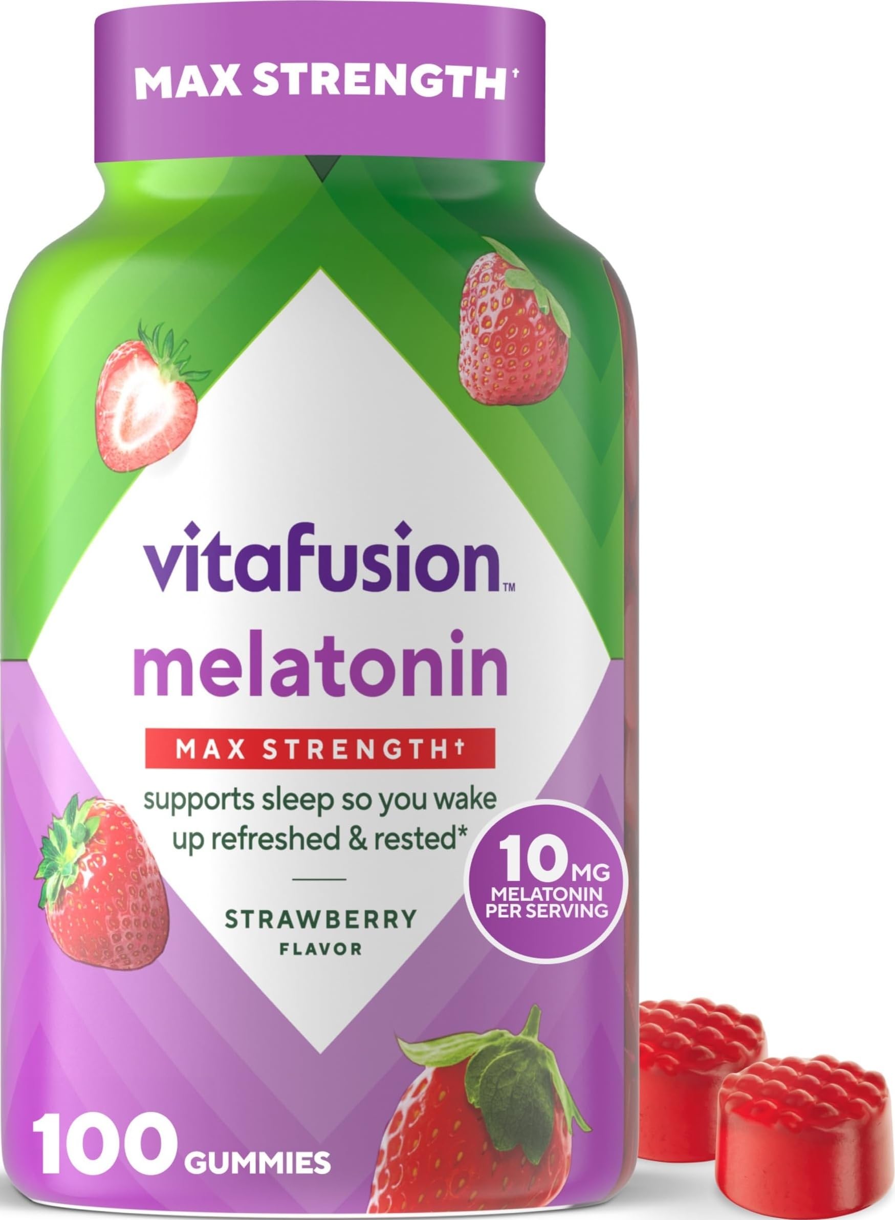 Vitafusion Melatonin Gummies 10 mg 100 Count