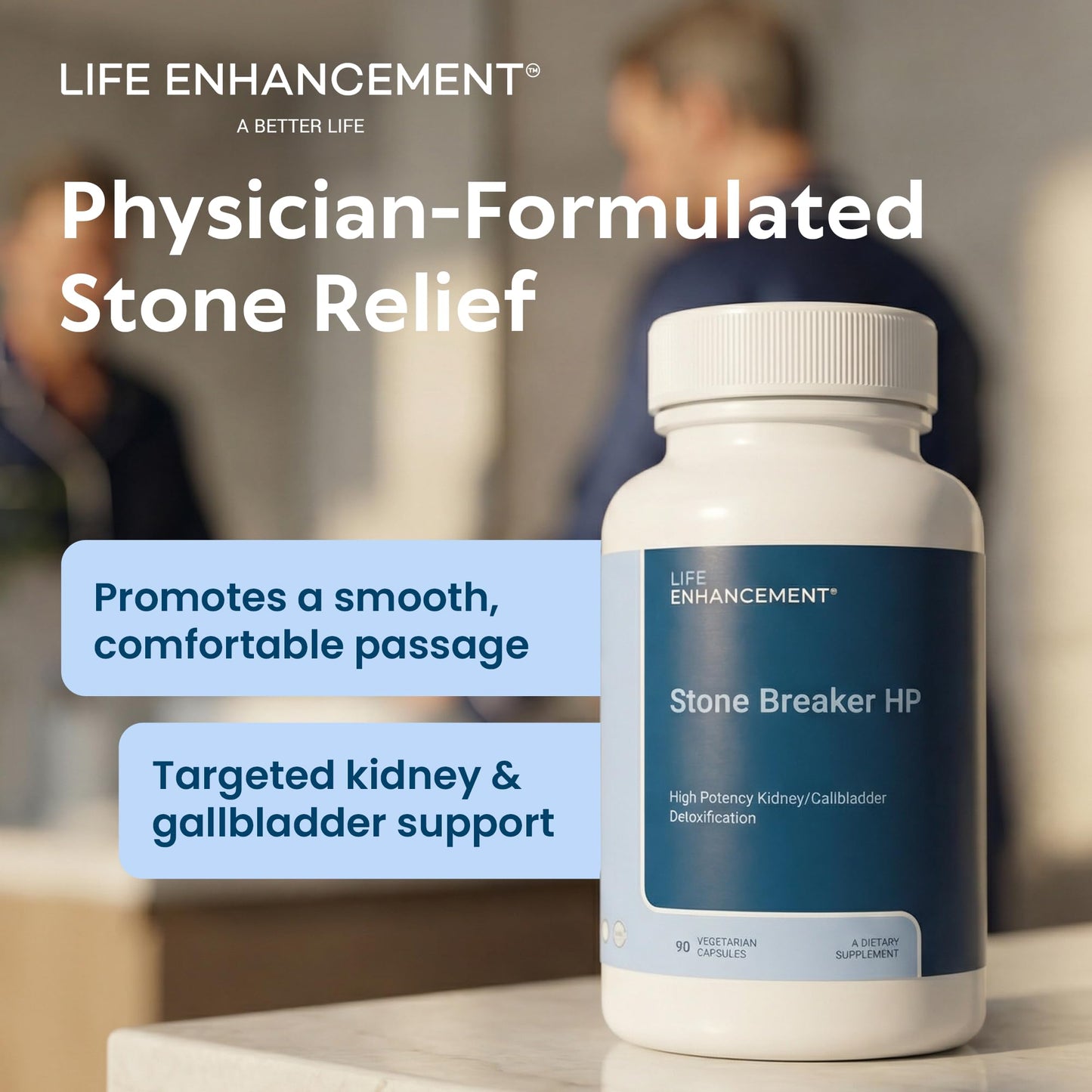 Life Enhancement Stone Breaker HP Kidney & Gallbladder Support Supplement Capsule 1 Count