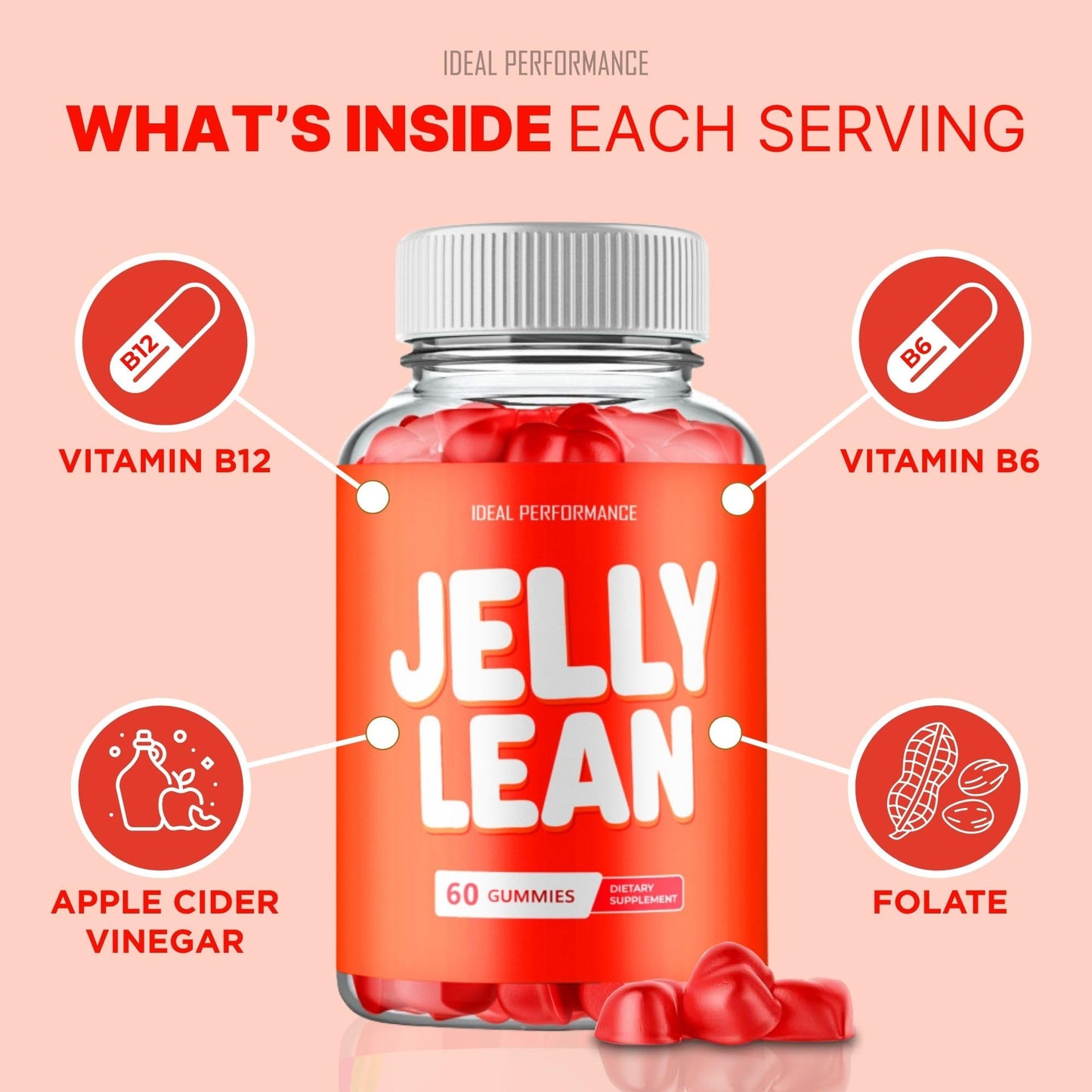 IDEAL PERFORMANCE Jelly Lean Gummies Gummy 180