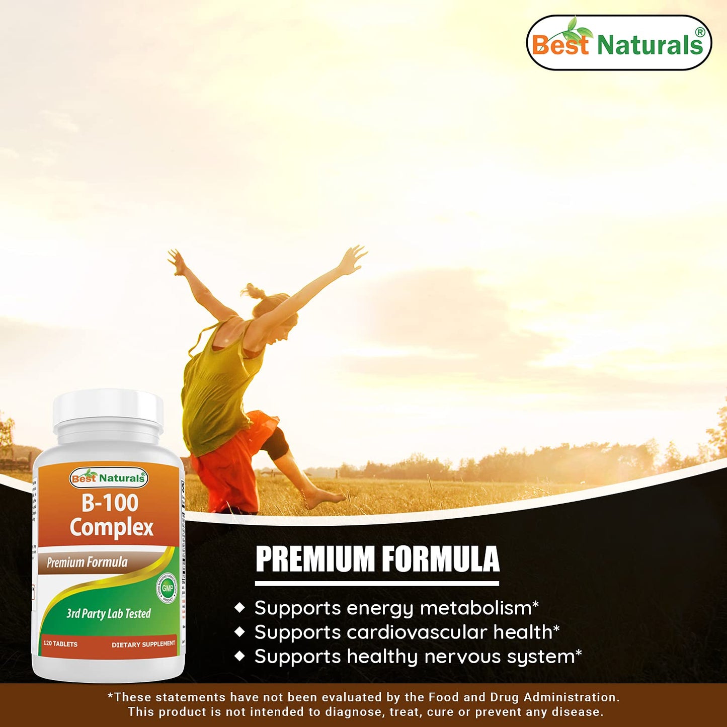 Best Naturals B 100 Complex 240 Tablets
