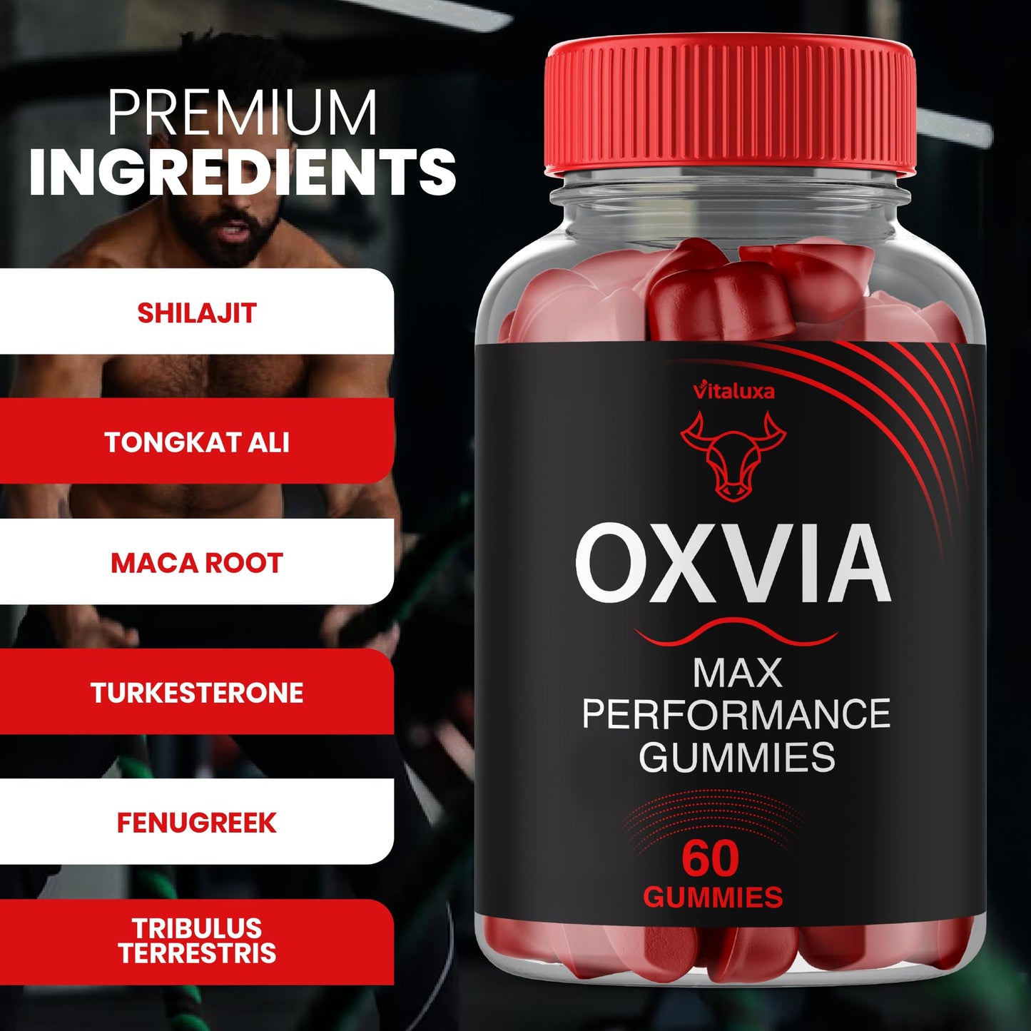Vitaluxa Oxvia Gummies 180 Count