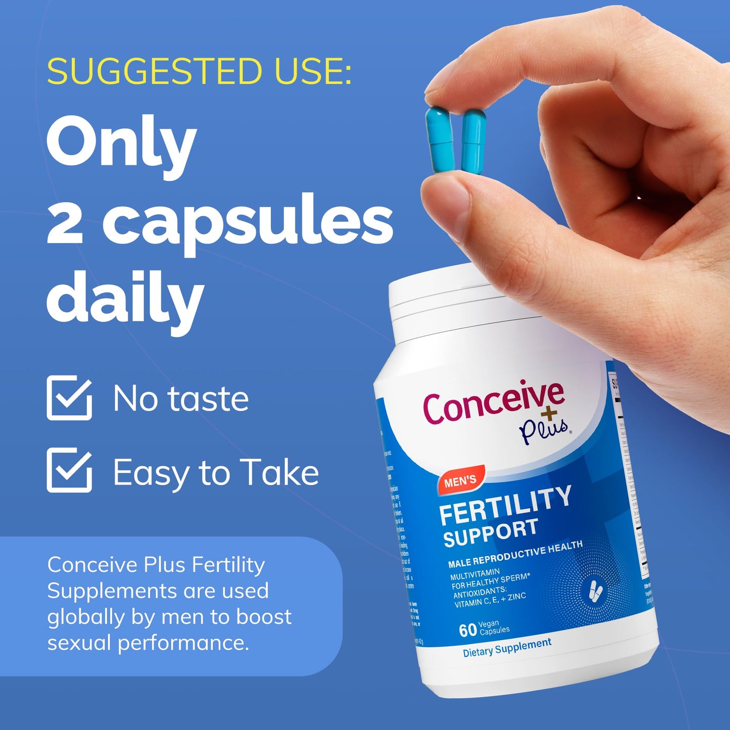 Conceive Plus Fertility Support for Men 60 Capsules