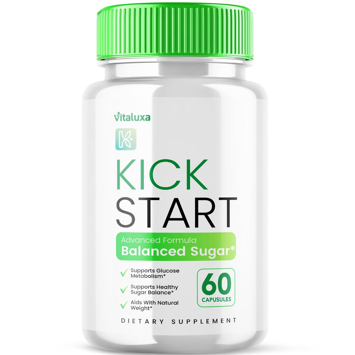 Vitaluxa Kick Start Glyco Optimizer Capsules, 60 Capsules