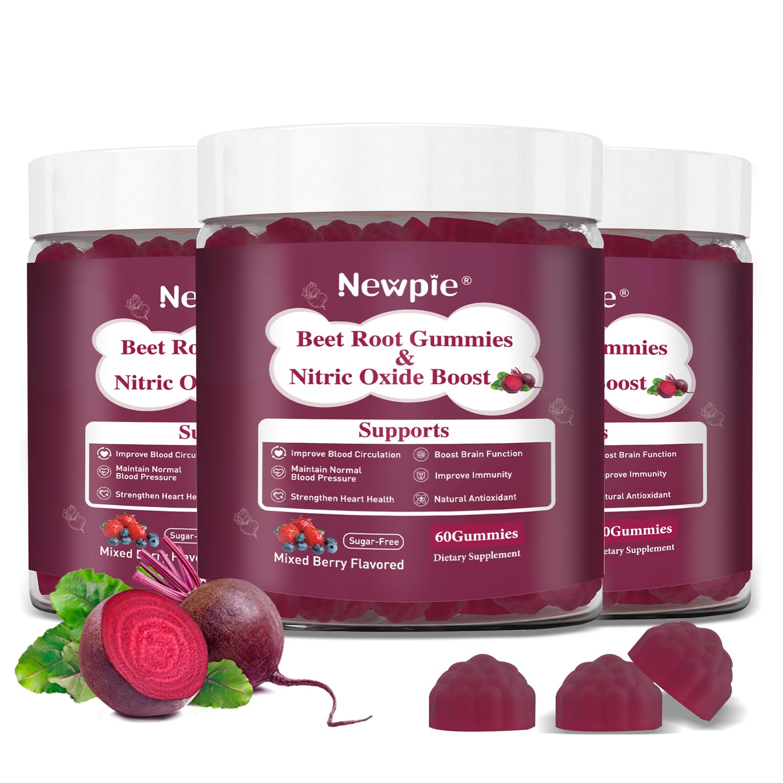 Blltzzz Beet Root Gummies 180 Count