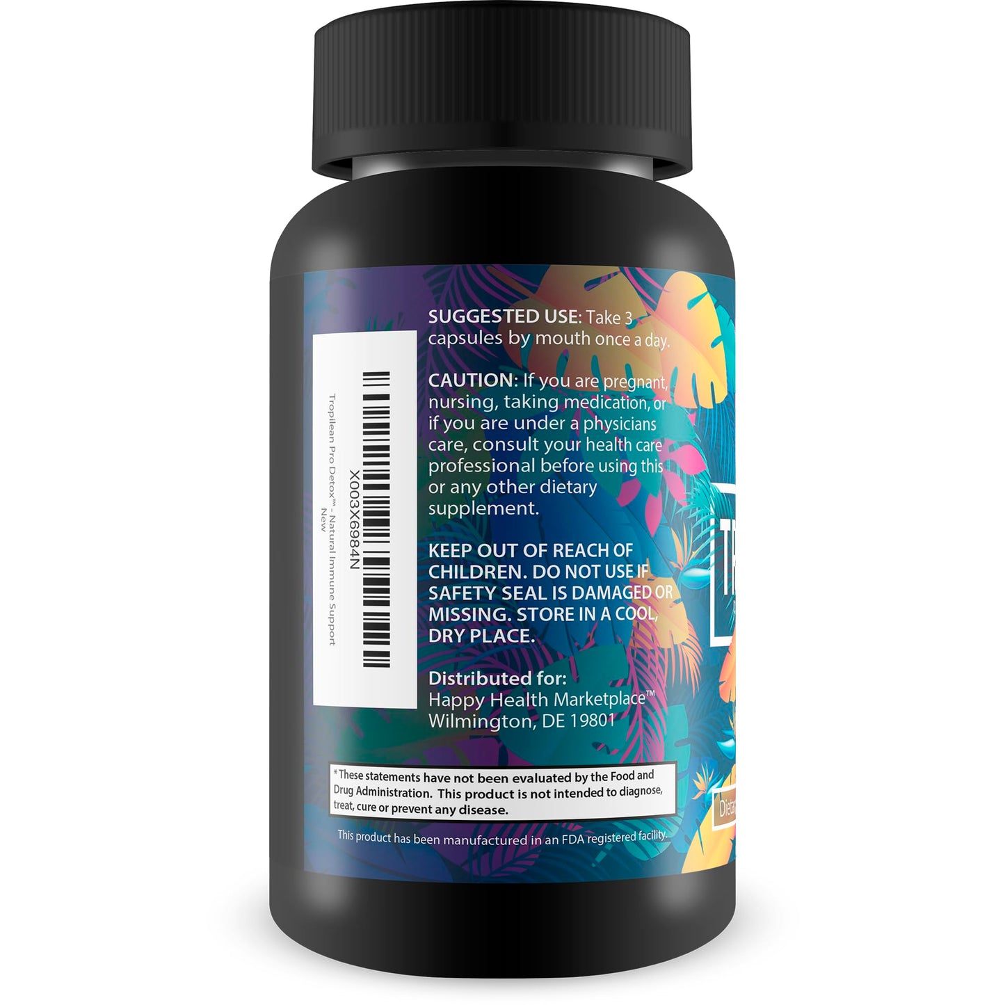 Happy Health Marketplace Tropilean Pro Detox - Full Body Detox Capsule 1 Count