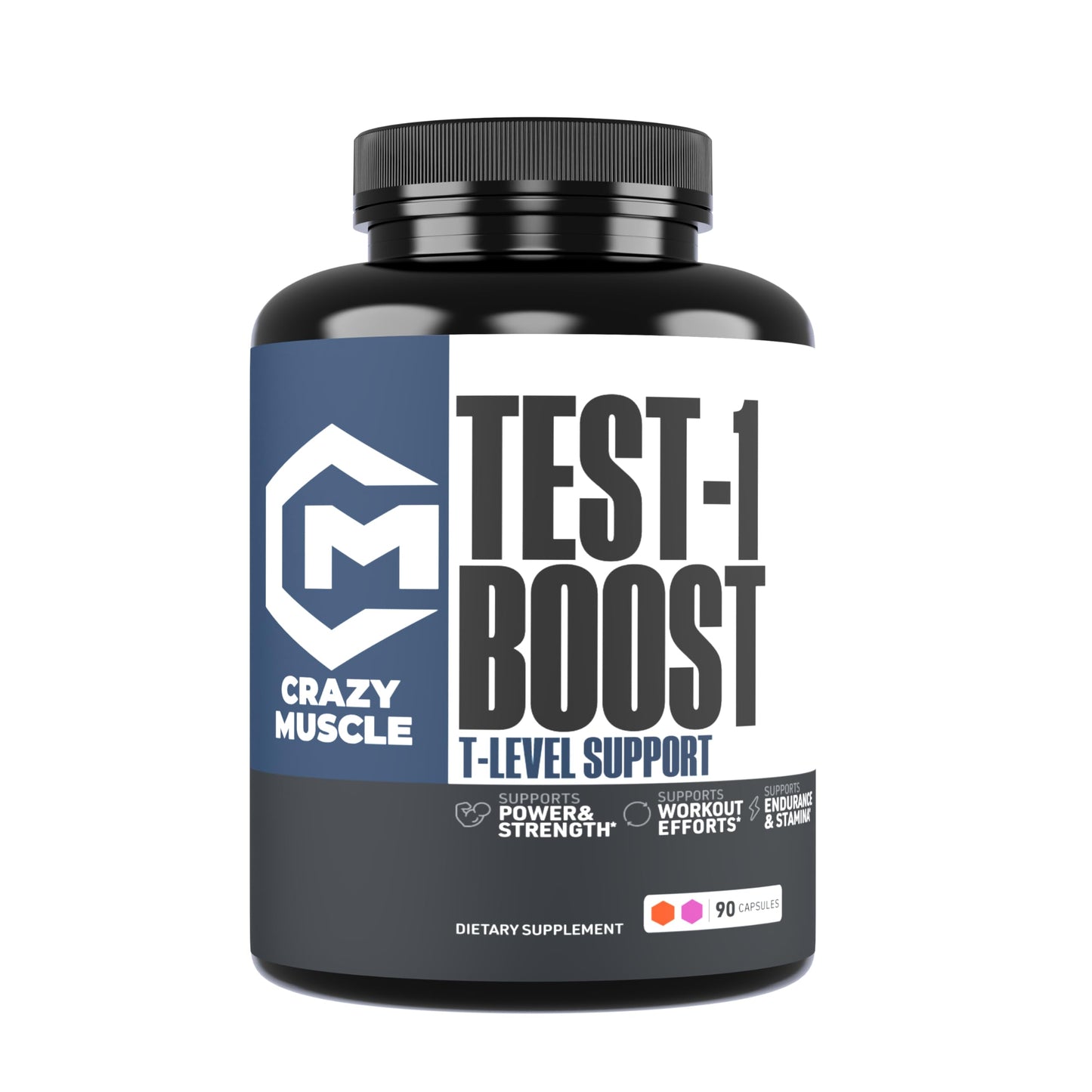 Crazy Muscle Booster for Men and Women Capsule, 90 Capsules