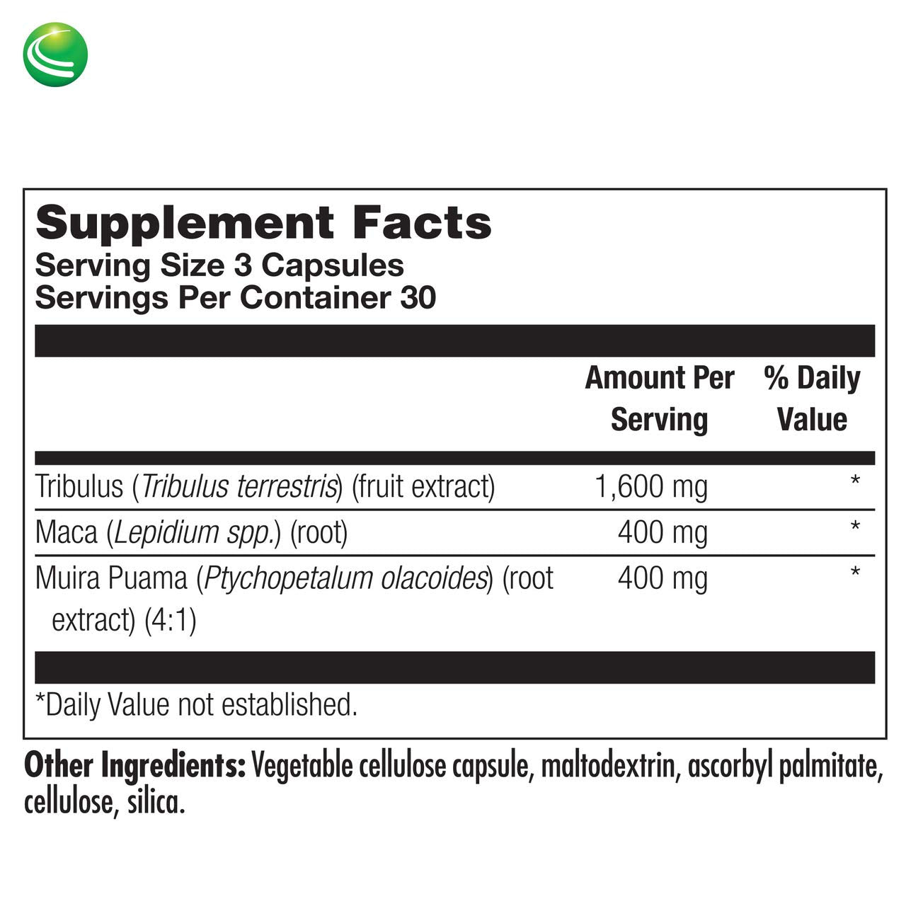 Nutra BioGenesis Andro Plus - Tribulus Terrestris Extract for Men, Maca Root Supplement for Men's Vitality with Muira Puama, Health and Wellness Support Capsules, 90 Count