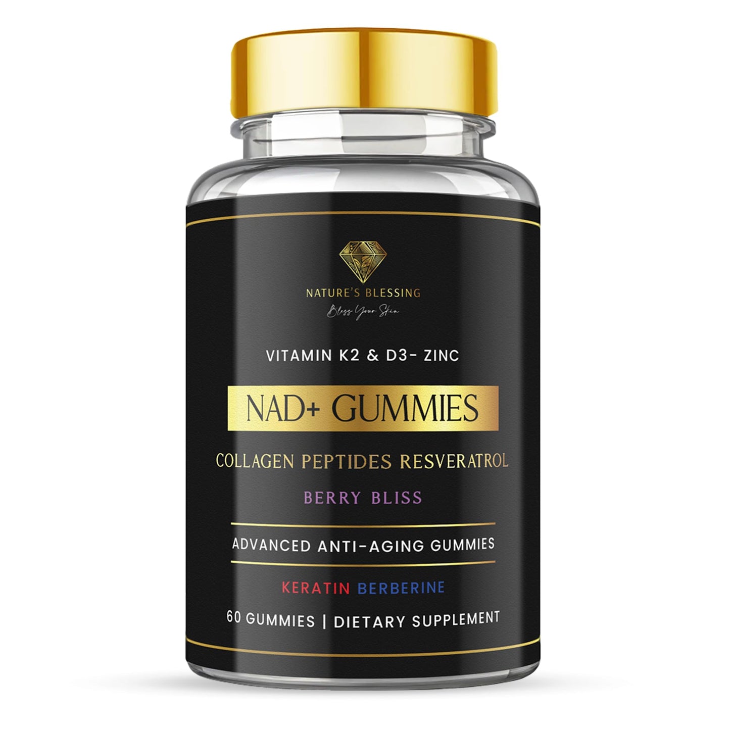 Nature's Blessing NAD+ Anti-Aging Gummies 1 Count