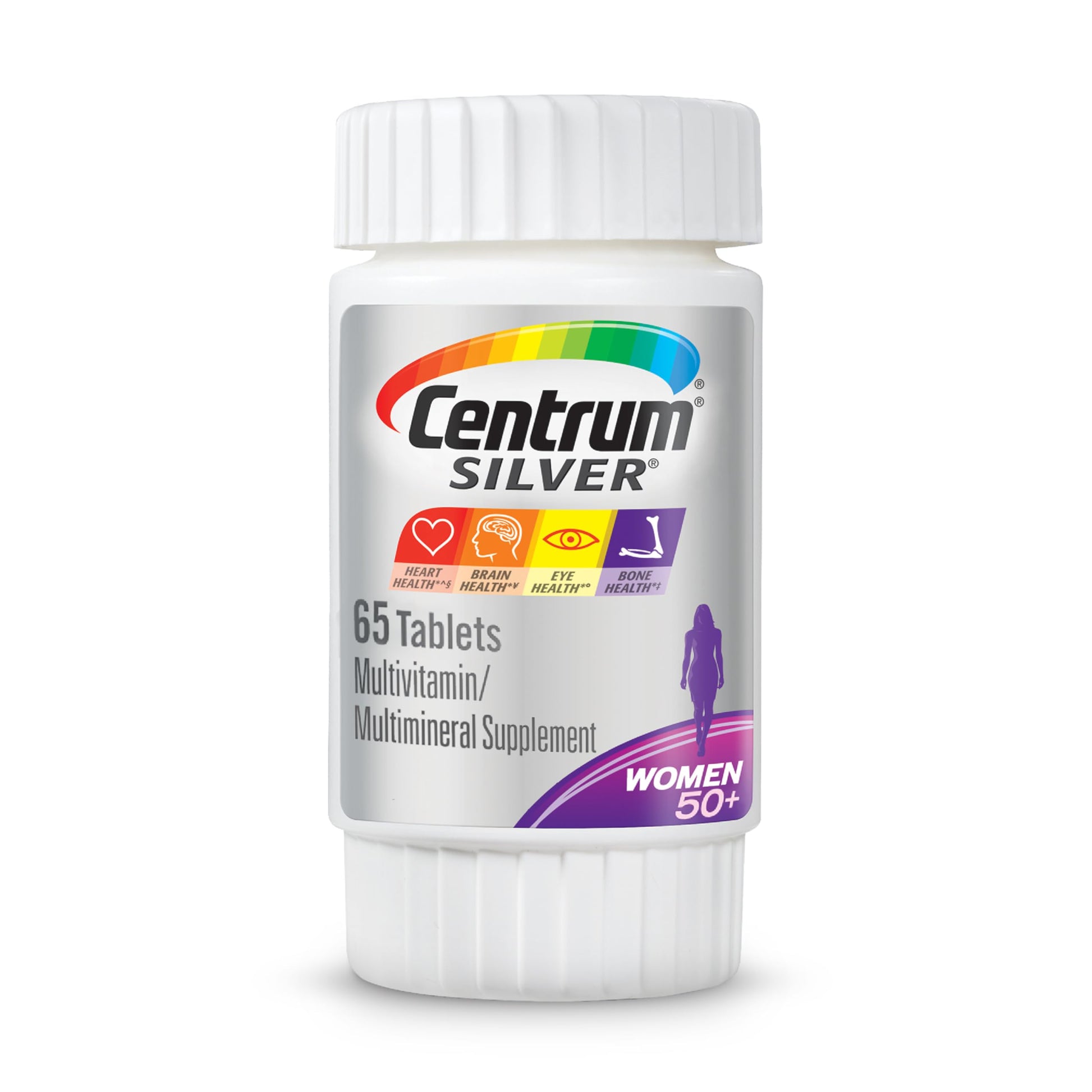 Centrum Silver Women's Multivitamin for Women 50 Plus Tablet 65 Count