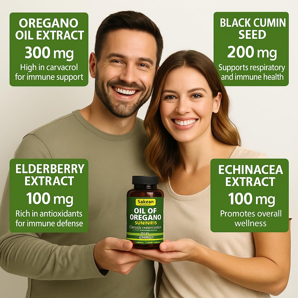 Sakoon nutrition Oil of Oregano Gummies 60 Count