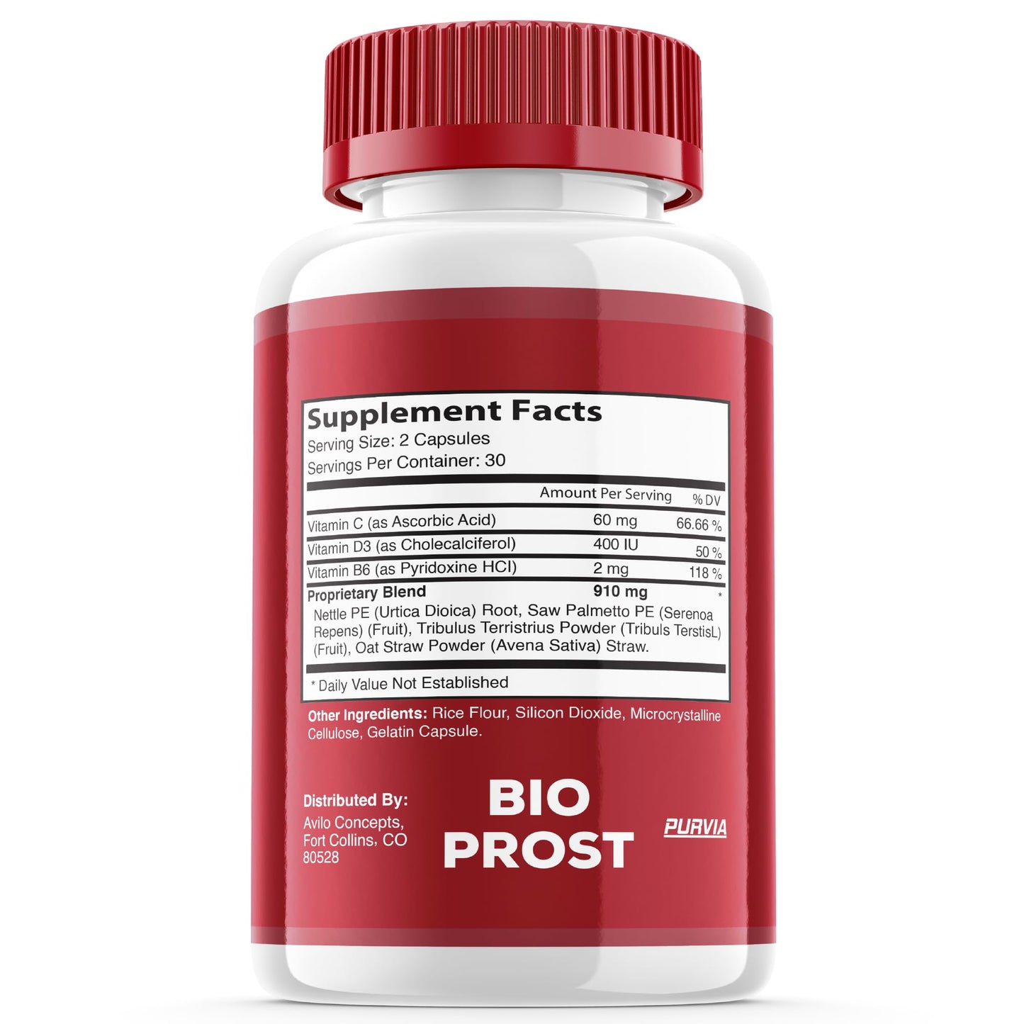 Purvia Bio Prost Capsules 60 Count