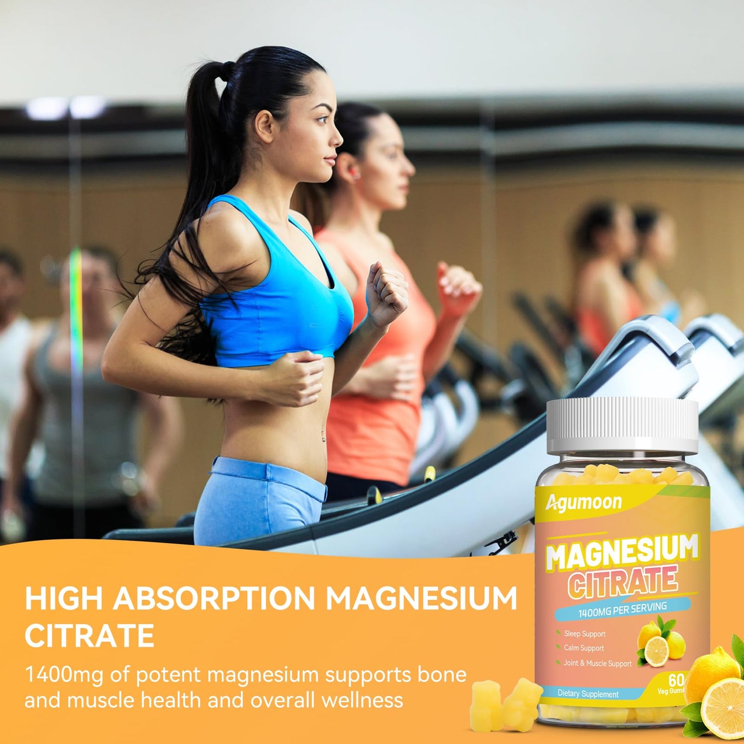 Agumoon Magnesium Citrate 120 Gummies