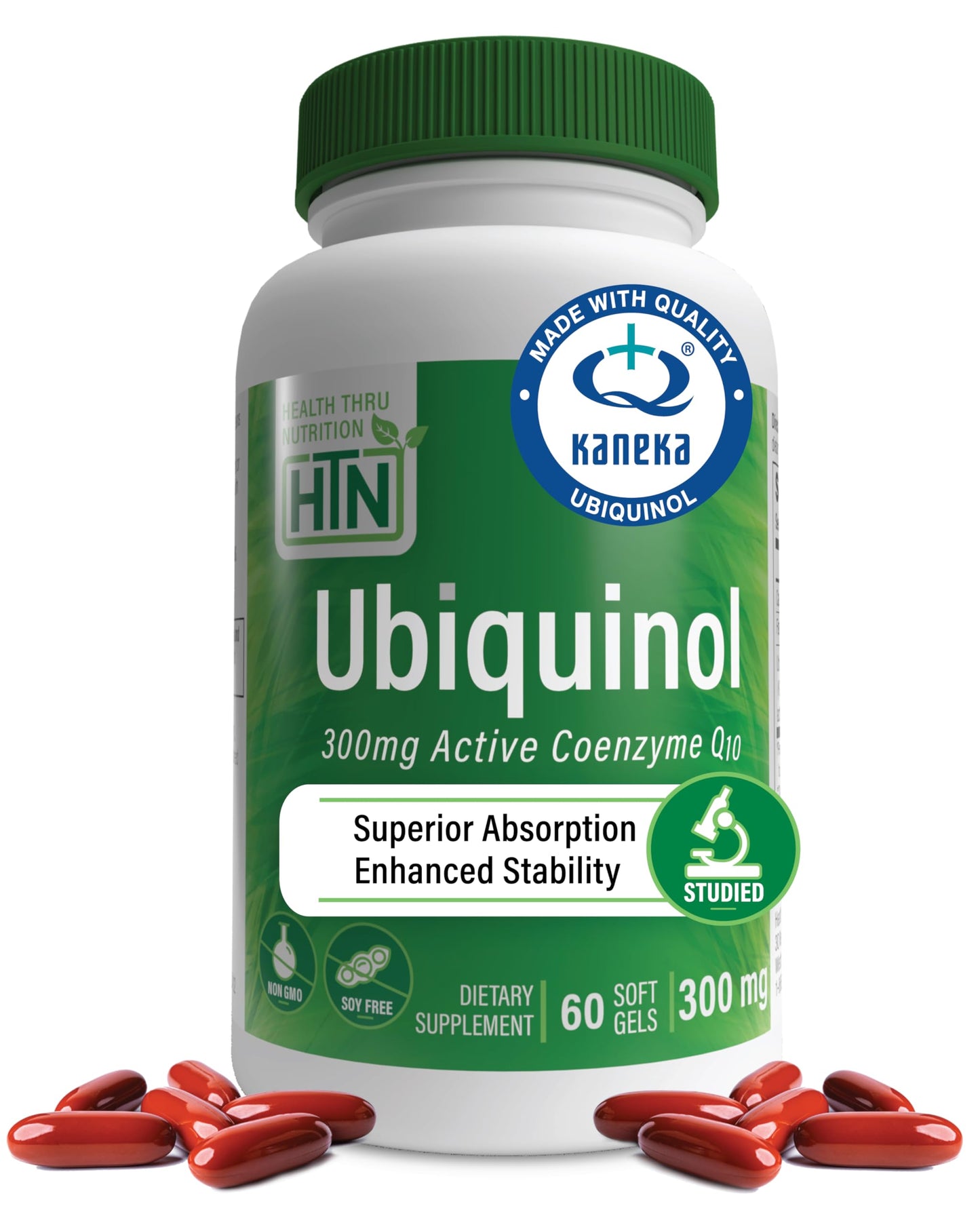 Health Thru Nutrition Ubiquinol 300mg Softgels 60 Count
