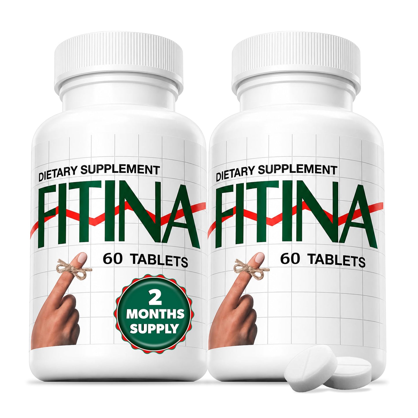 Fitina Brain Supplement with B6 & Thiamine Tablets, 120 Tablets