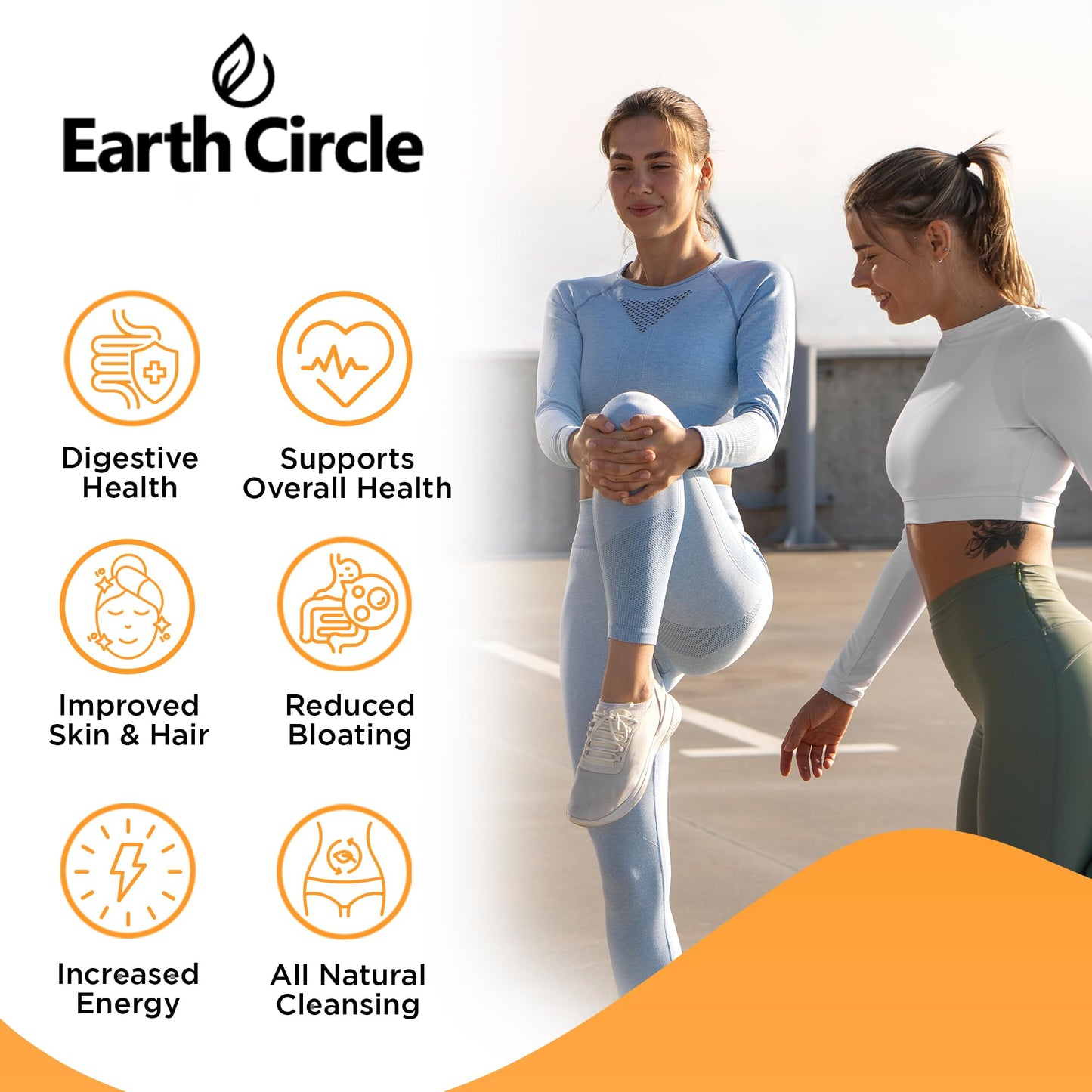Earth Circle Organics Papaya Seed Powder Capsules 180 Capsules