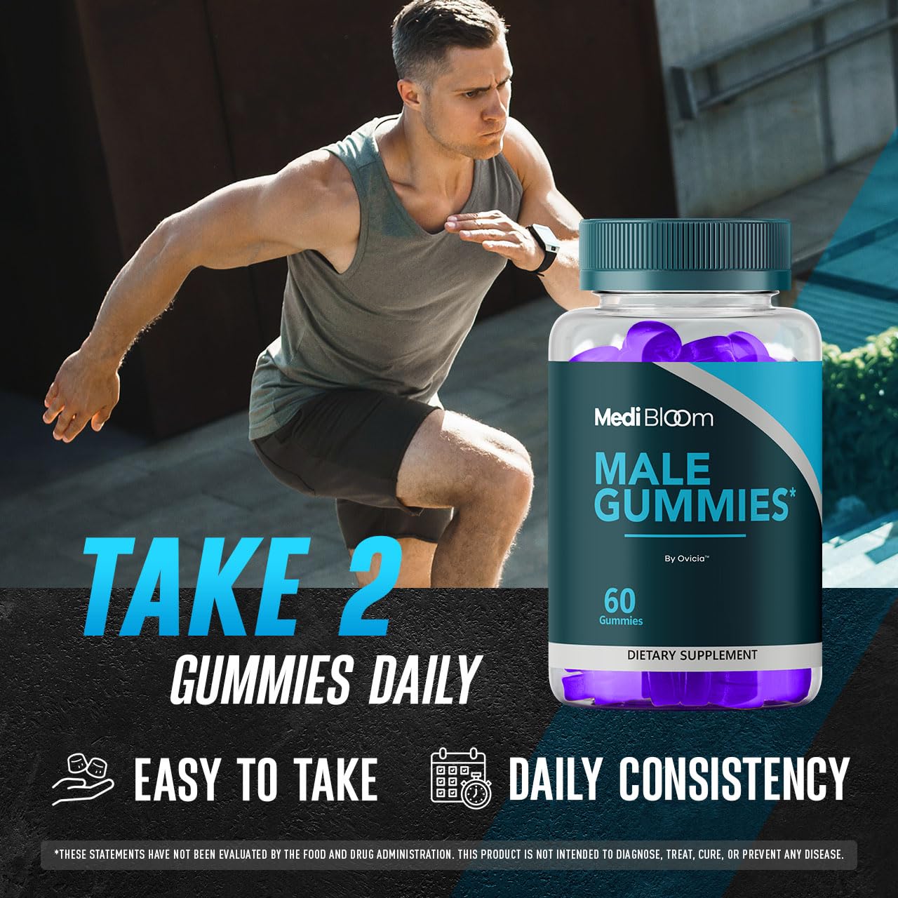 OVICIA Medibloom Male Gummies 120 Gummies