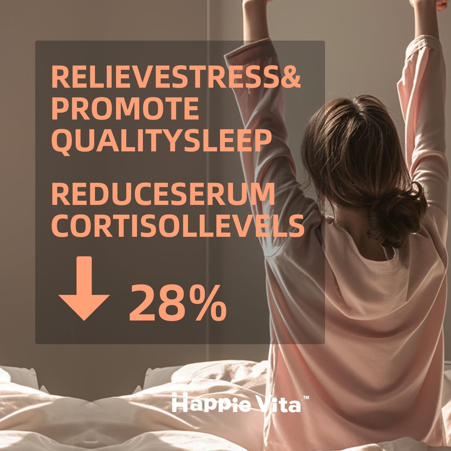 HappieVita Calm Ashwagandha Supplements, 60 Capsules