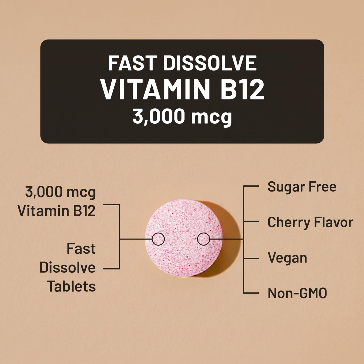 NatureWise Vitamin B12 3000 mcg Sublingual Tablets 50 Tablets