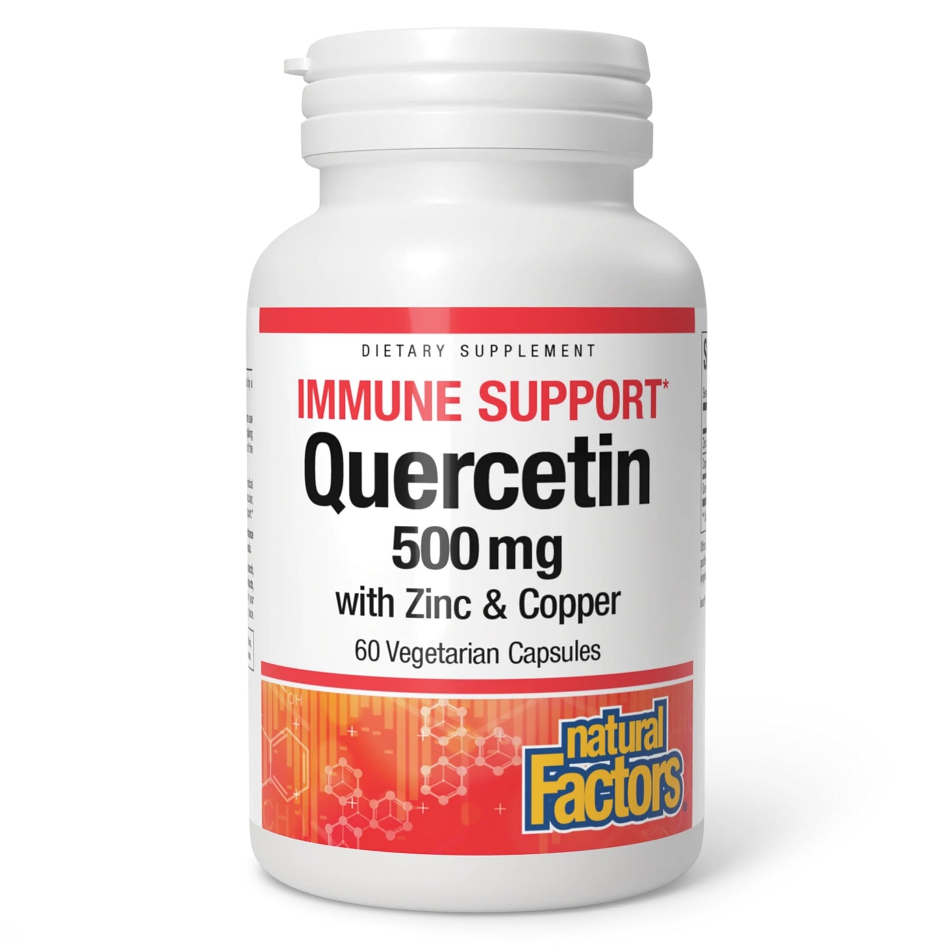 Natural Factors Quercetin with Zinc & Copper Capsules 60 Count