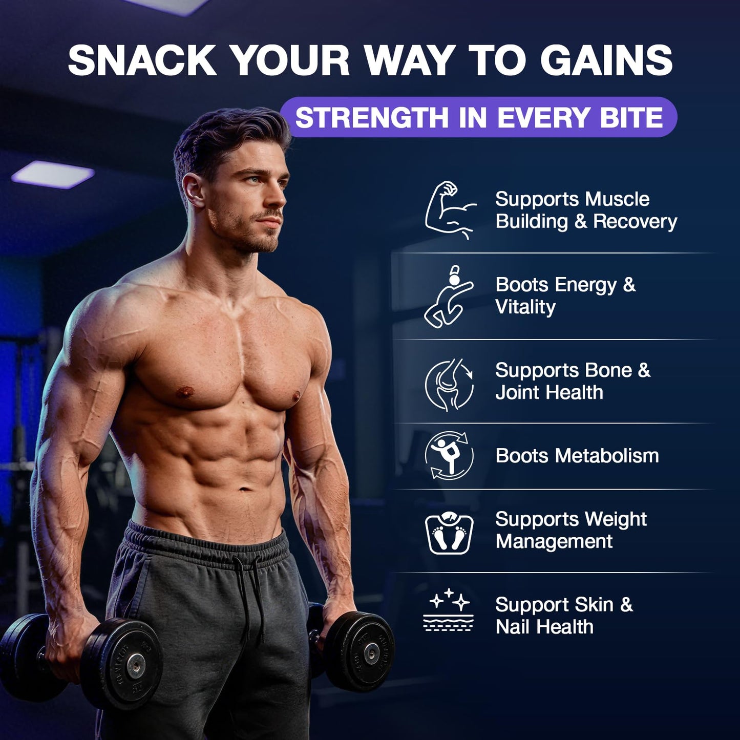 GRNSECVE Whey Protein Gummies 120 Gummies