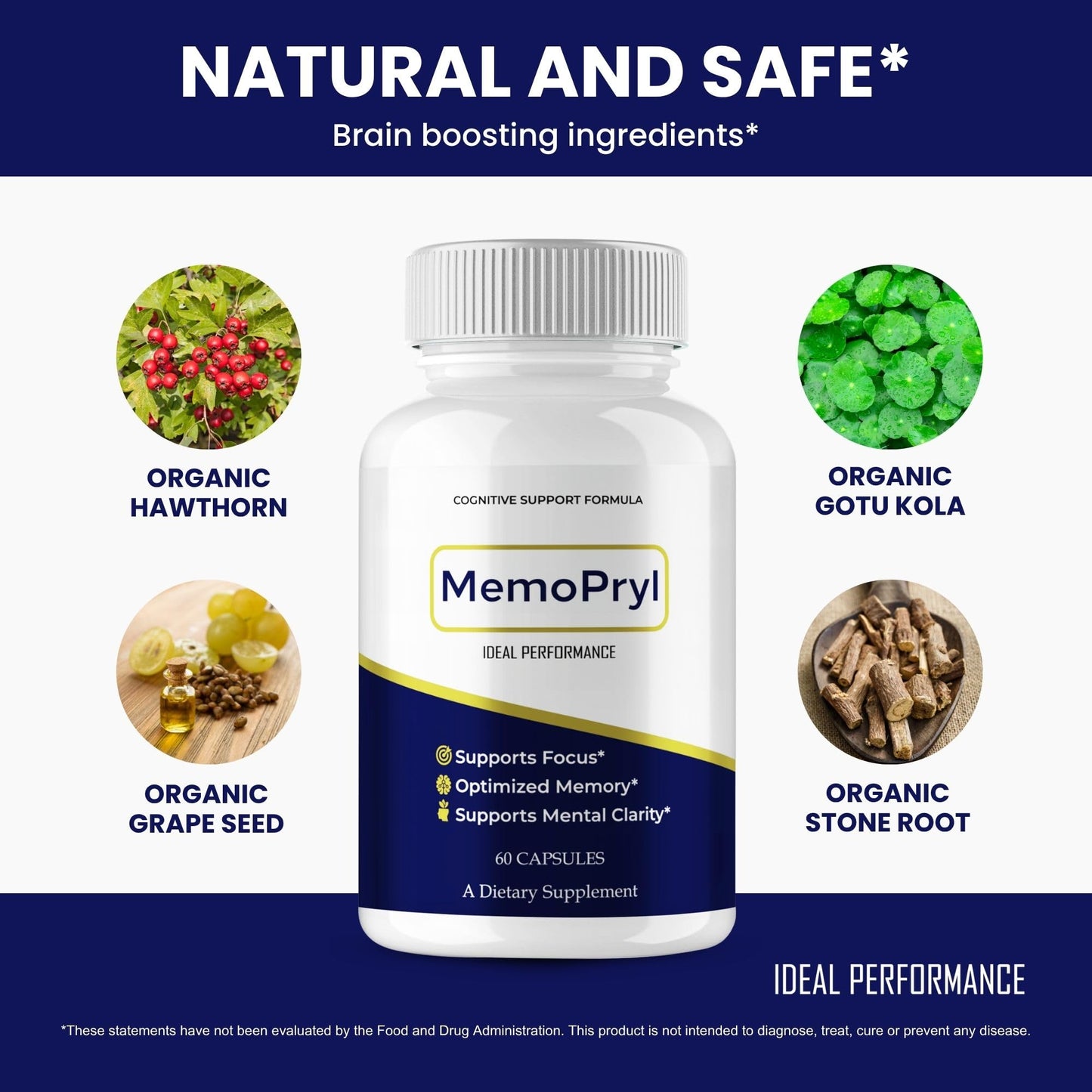IDEAL PERFORMANCE Memopryl Capsules, 60 Capsules