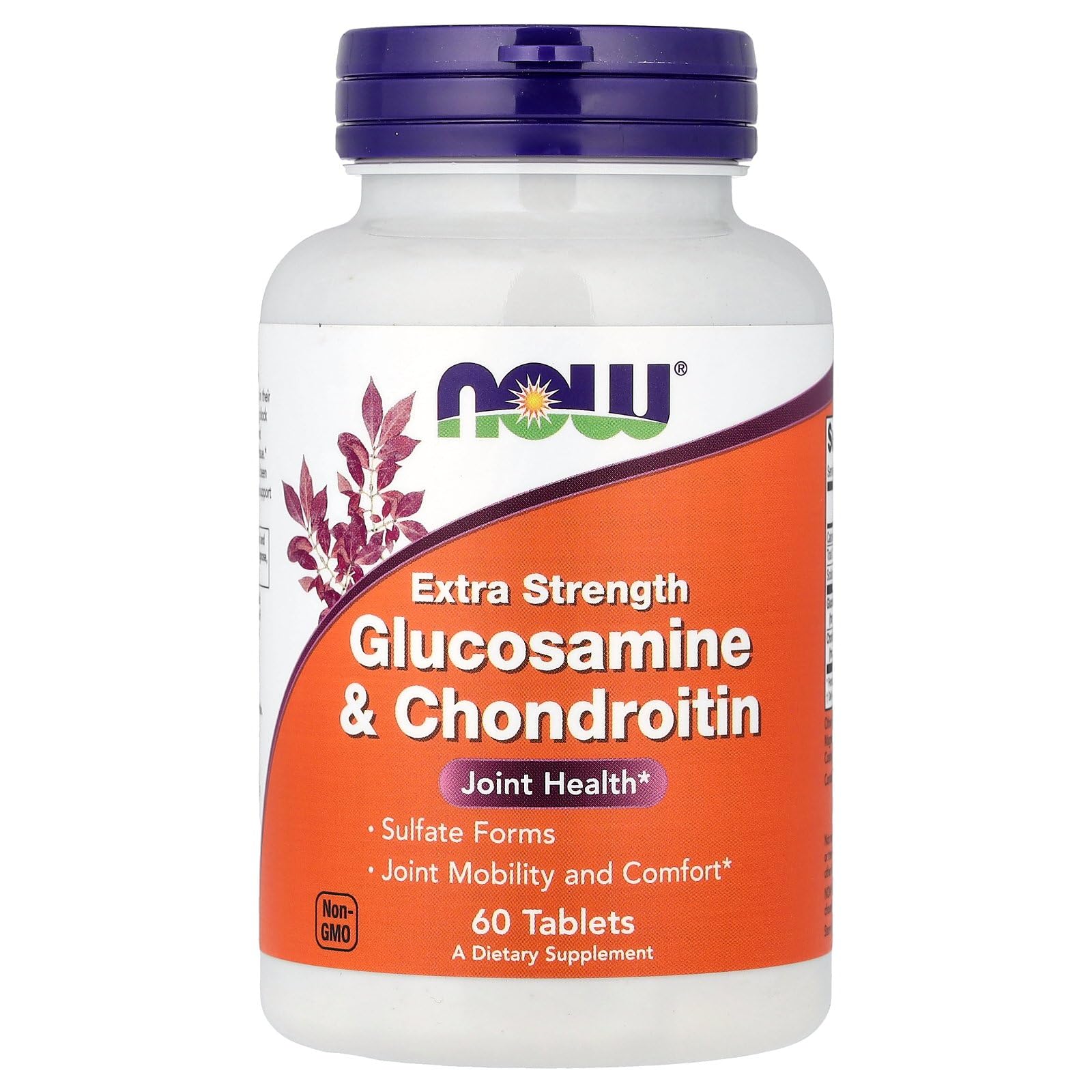 NOW Foods Extra Strength Glucosamine & Chondroitin Tablets 60