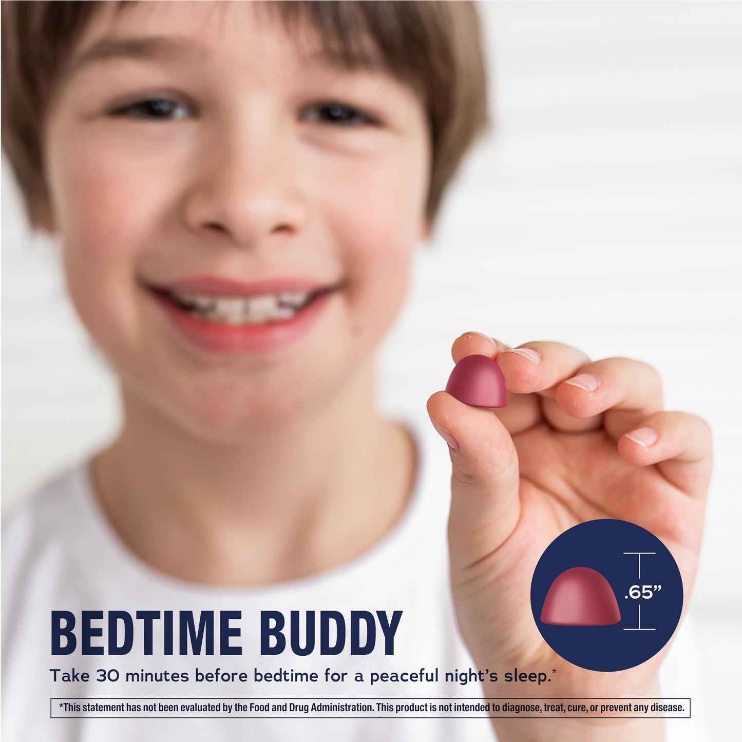 Natural Vitality Kids Calm Sleep Melatonin 1mg Gummies 90 Count