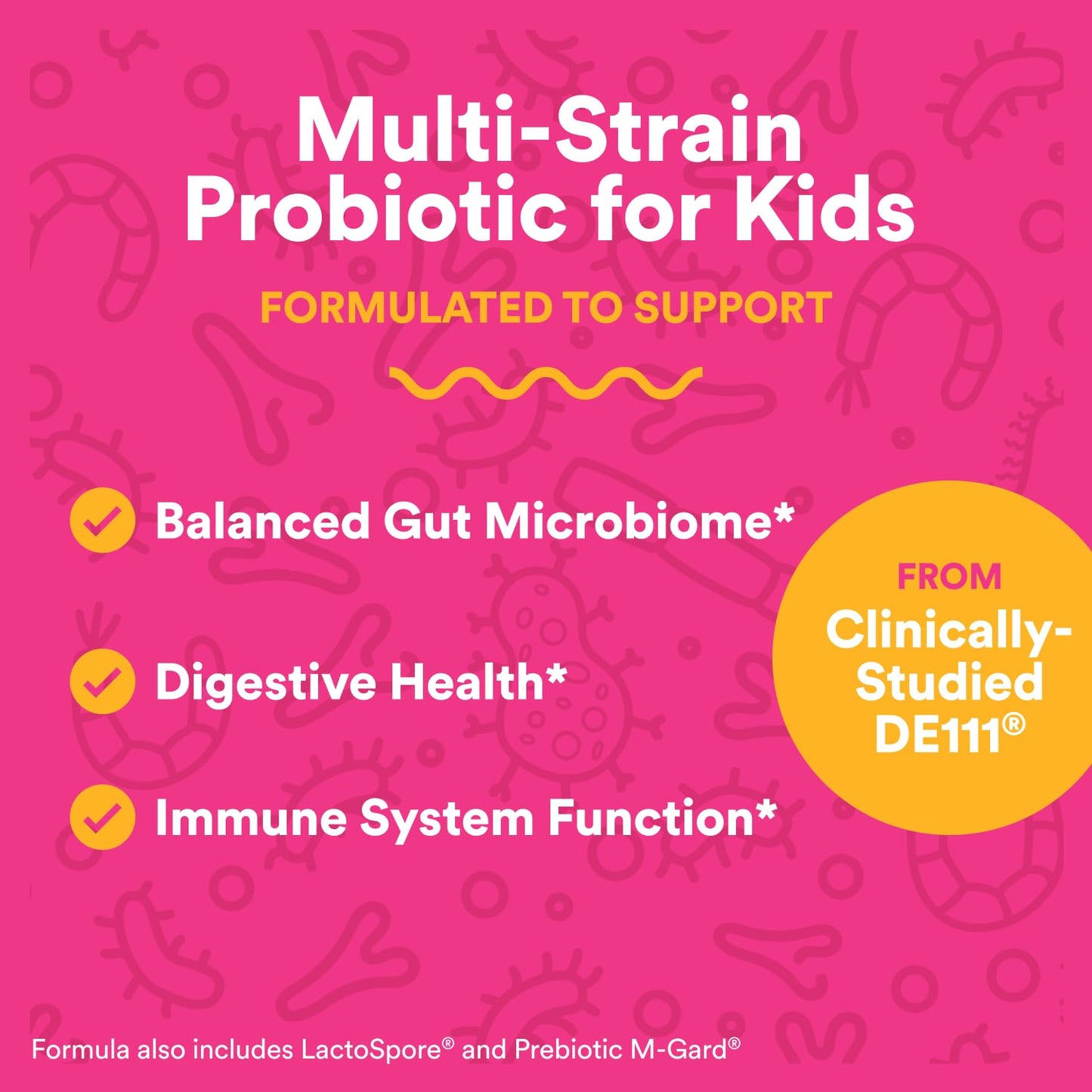 SmartyPants Kids Probiotic Gummies for Digestive Health 2 Billion CFU Gut Health and Immune Support, Clinically Studied Probiotic, Gluten Free, Grape, 1 Count