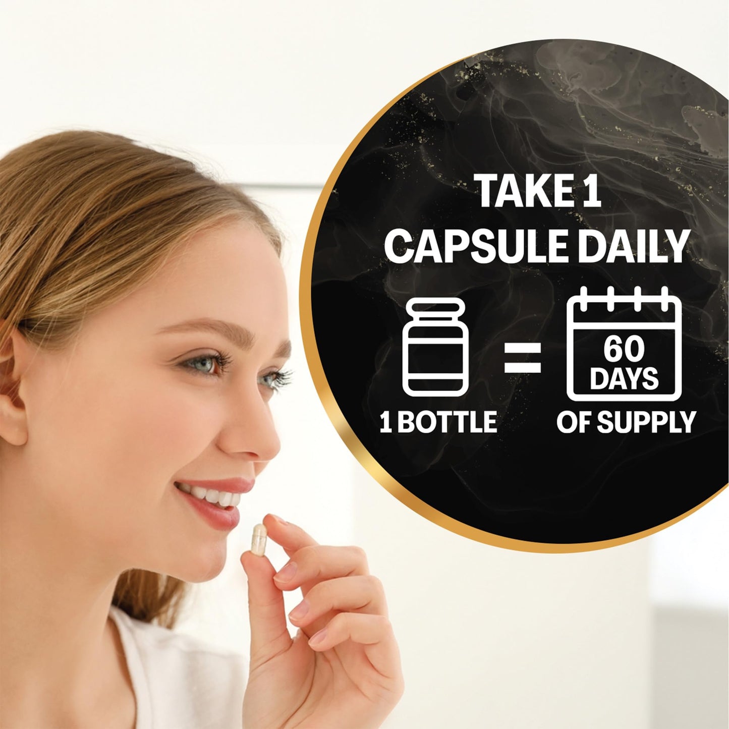 Parrox Shilajit Supplement Panax Ginseng Capsules, 60 Count