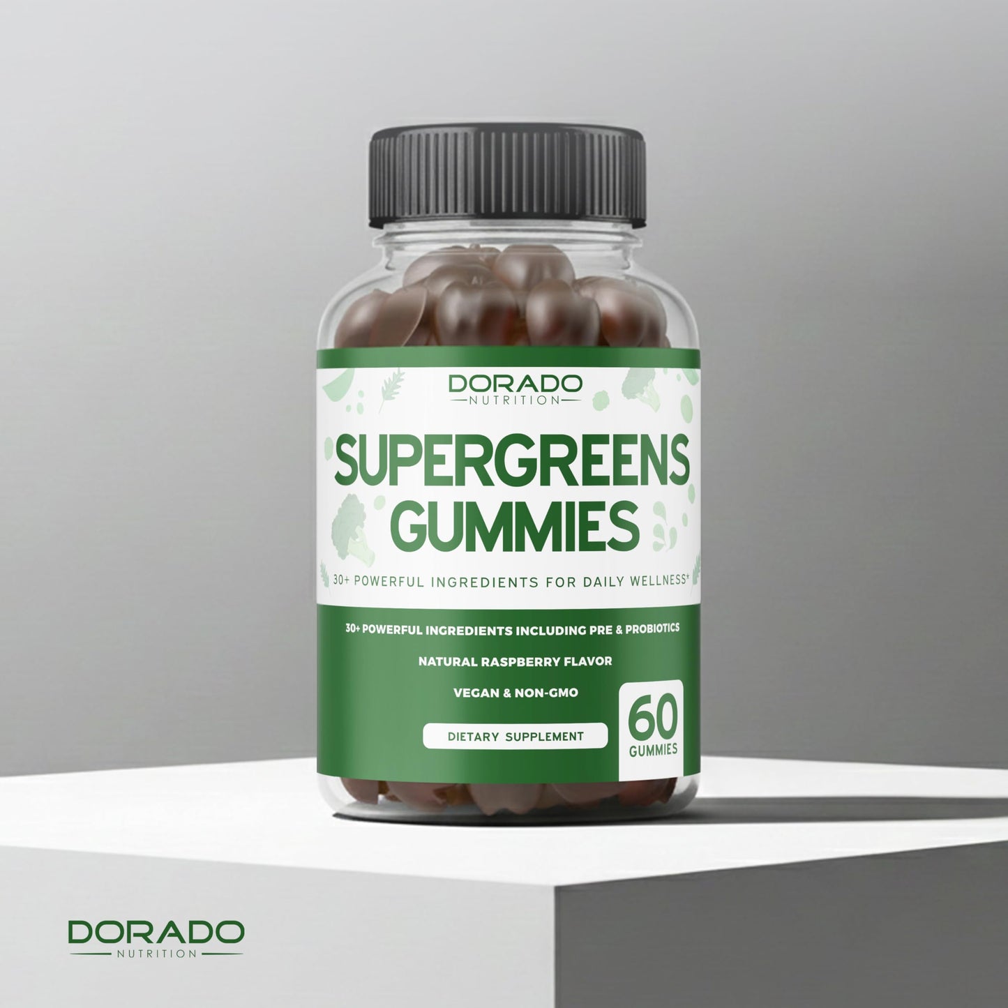 DORADO NUTRITION Supergreens Gummies Immunity Support - 60 Gummies