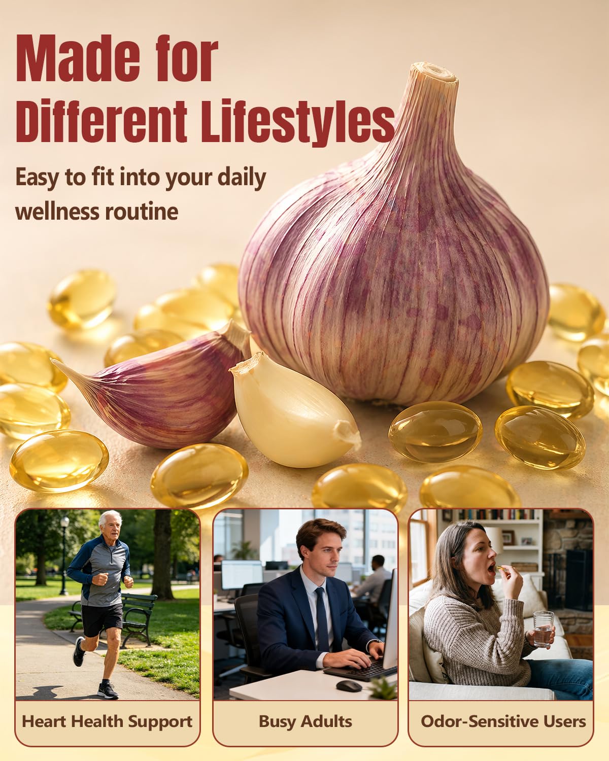 Gomerton Aged Garlic Extract Softgels 300 Count