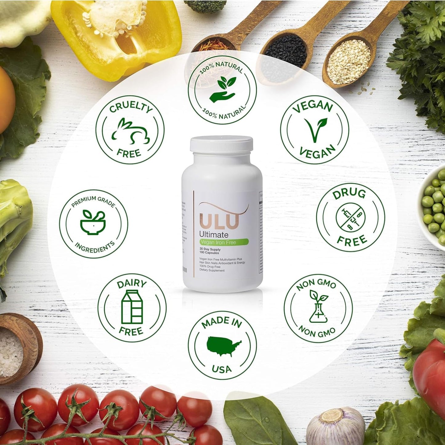 ULULIFE Ultimate Multivitamin 540 Capsules