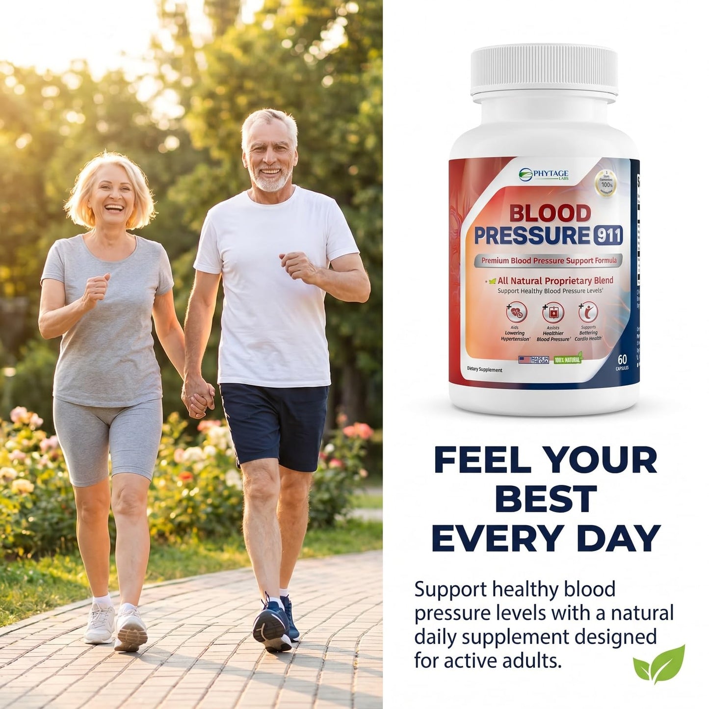 Phytage Labs Blood Pressure 911 Capsule 1 Count