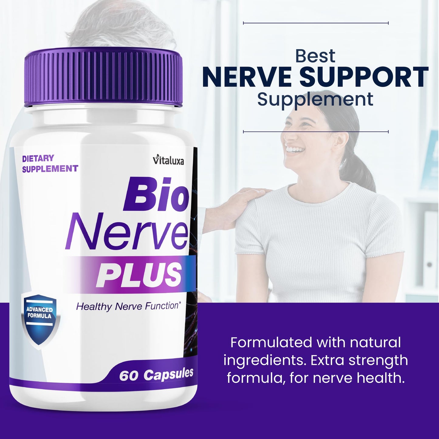 Vitaluxa Bio Nerve Plus Capsules 300 Capsules