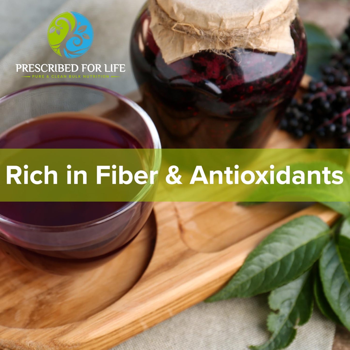 Prescribed For Life Elderberry Powder 881.849 Ounces