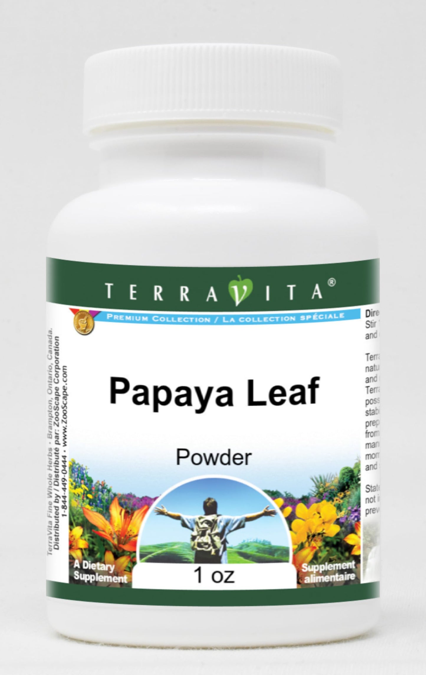 Terravita Papaya Leaf Powder 1 Ounce