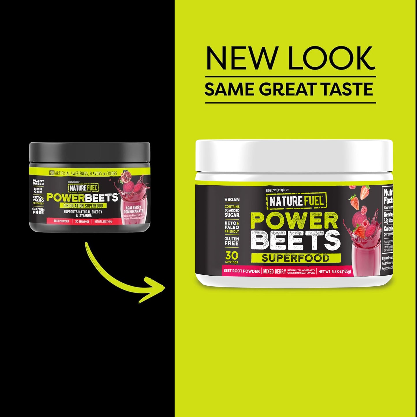 SlimFast Healthy Delights Nature Fuel Power Beets Powder 5.8 Ounce