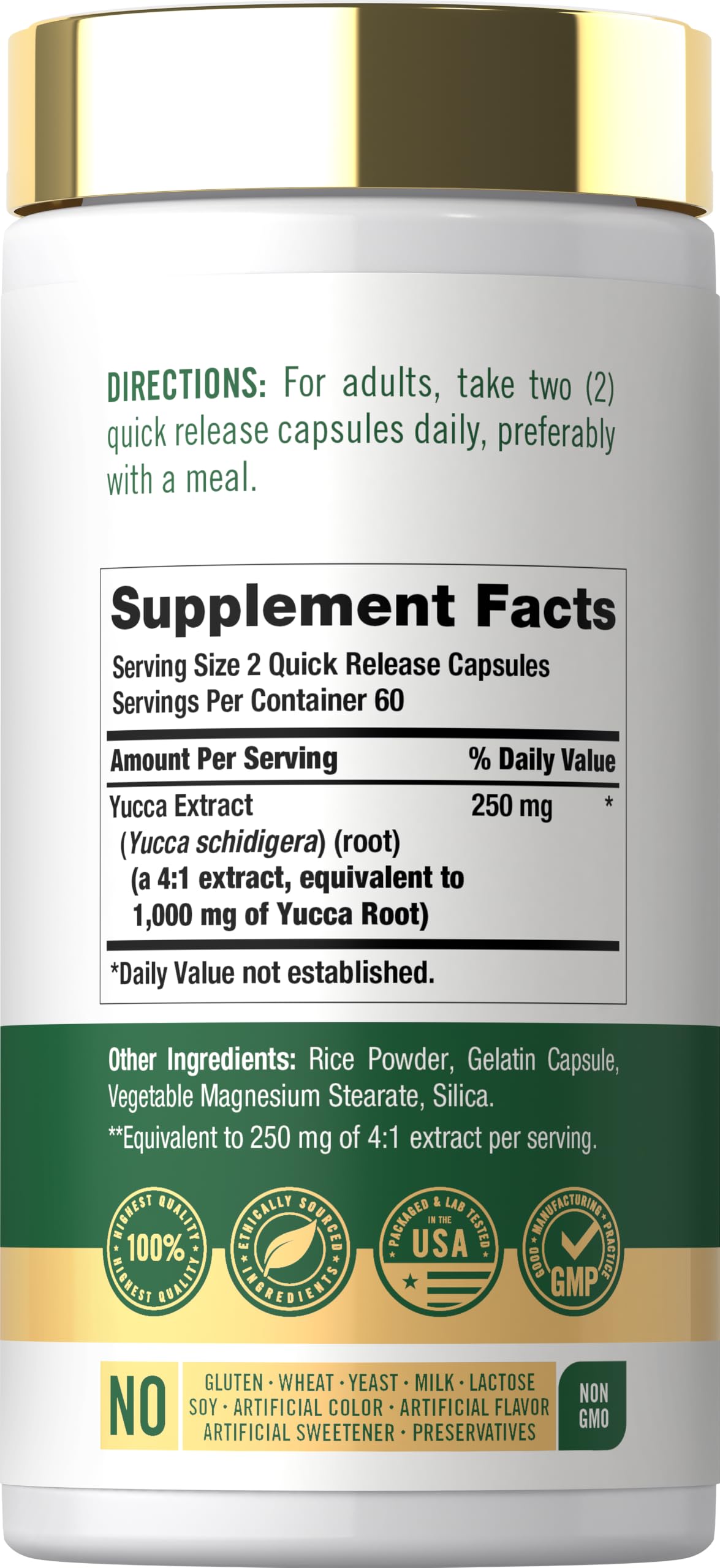 Carlyle Yucca Root Extract Capsules 120