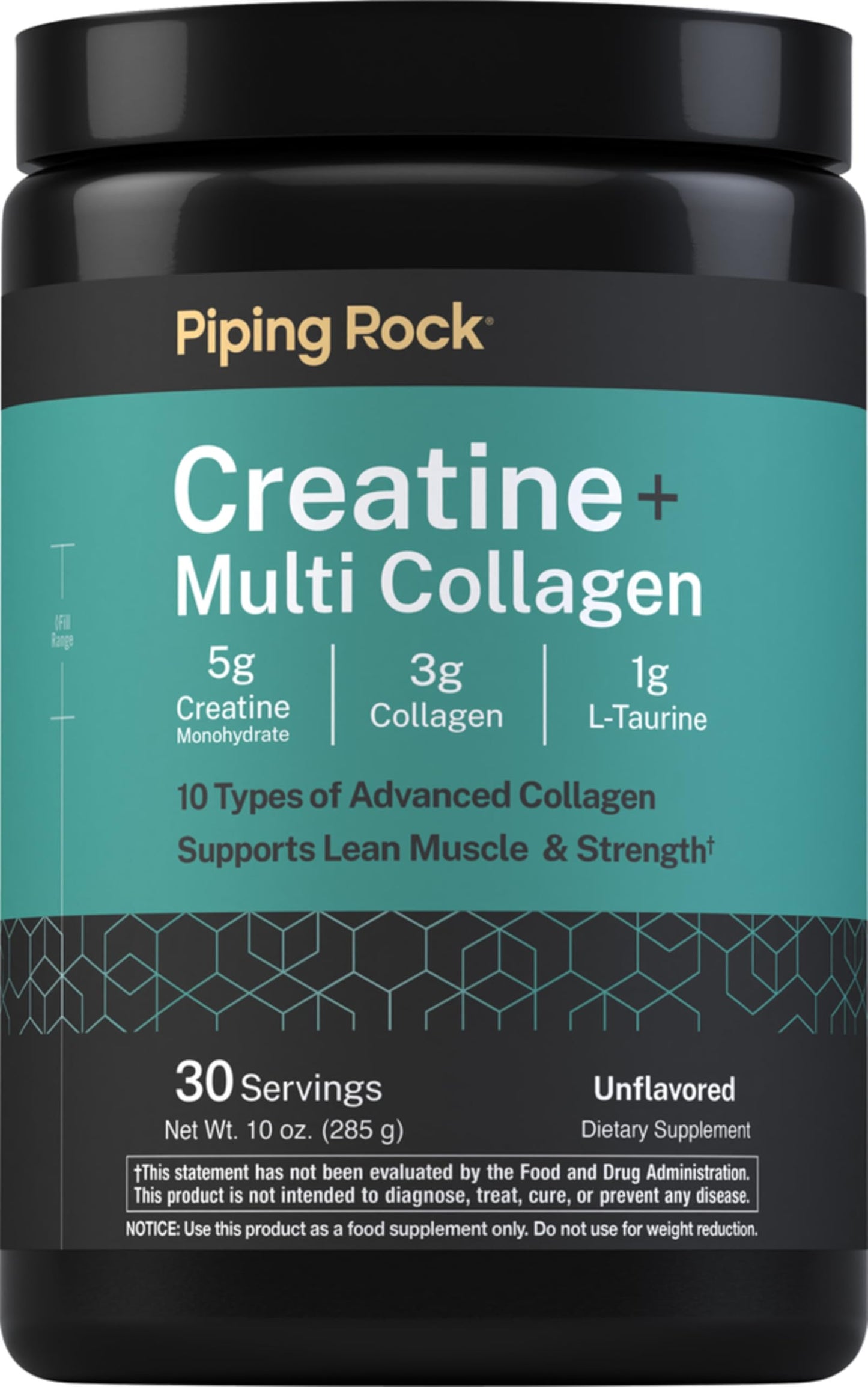Piping Rock Creatine Monohydrate Powder 10 Ounce