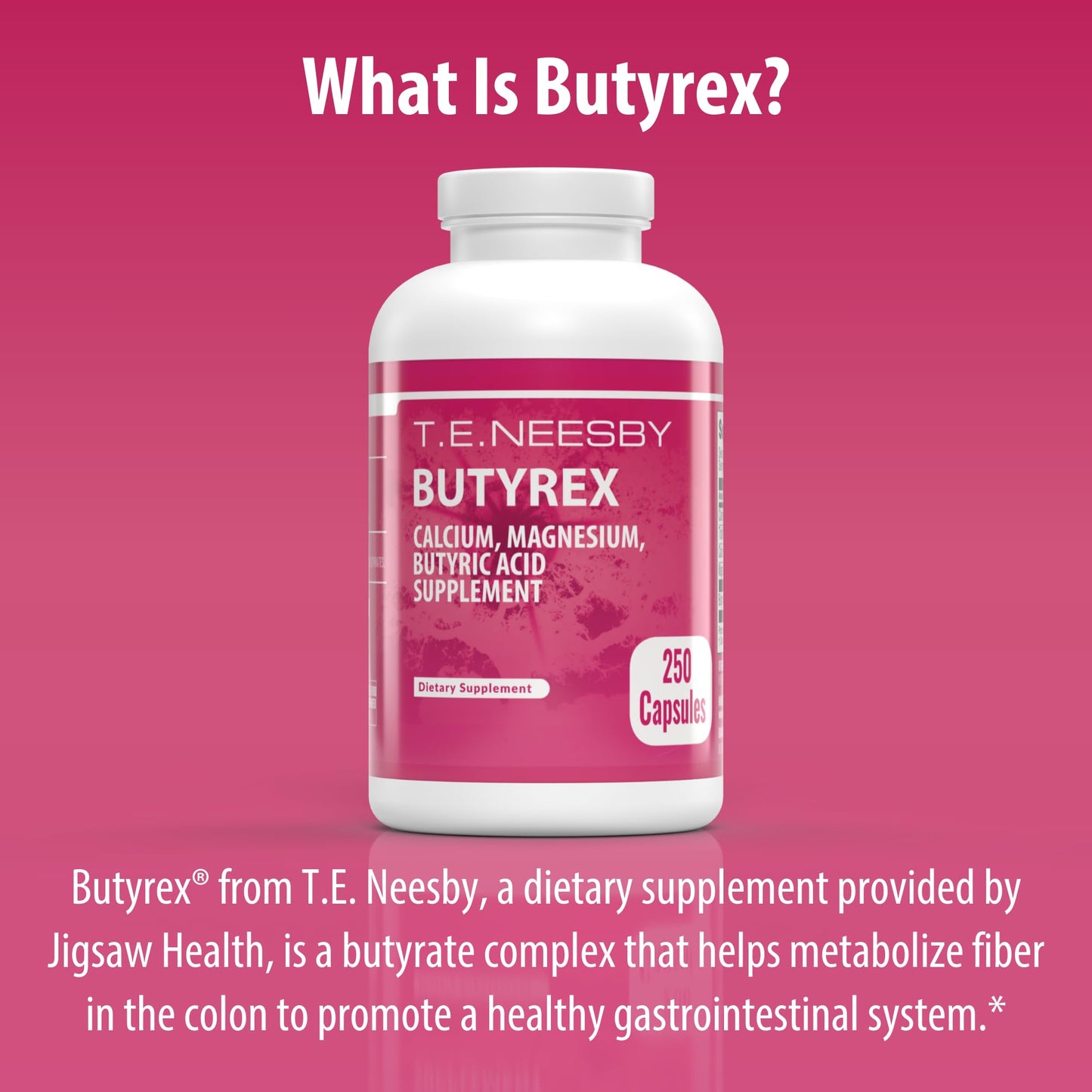 Jigsaw Health Butyrex by T.E.Neesby 250 Capsules