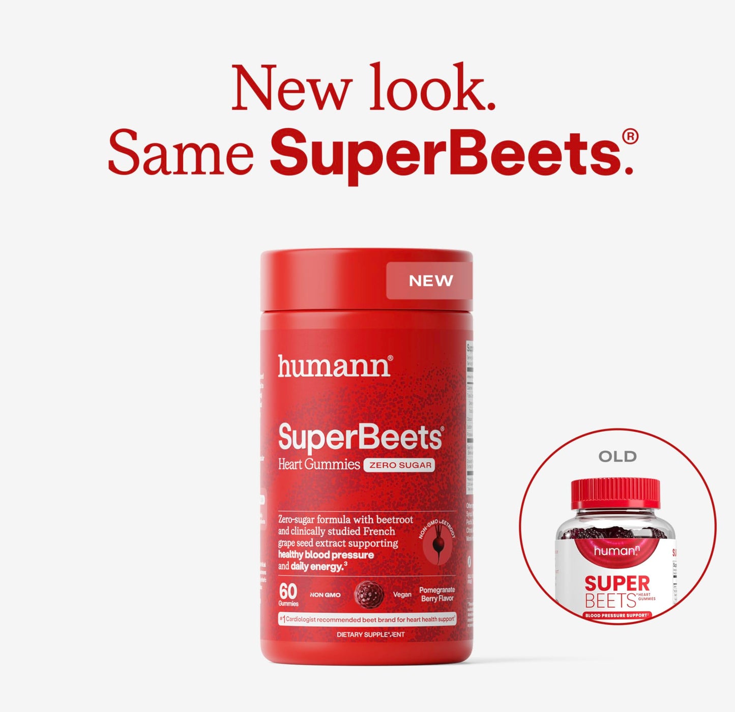 humanN SuperBeets Heart Gummies, 60 Gummies