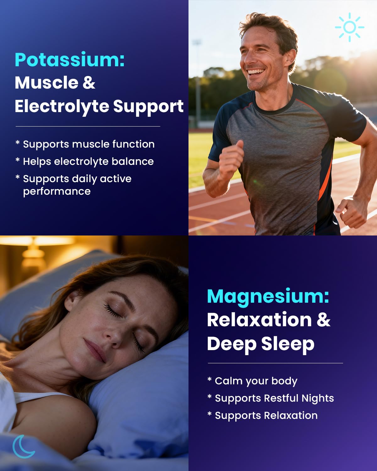 MEGNETA Magnesium Glycinate 420 mg with Potassium, D3 10,000 IU, K2 Capsule, 180 Capsules