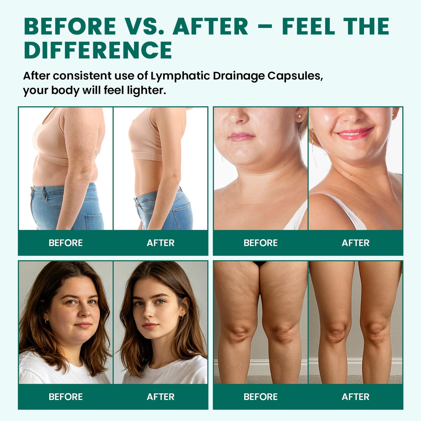YANLUOBO Lymphatic Drainage 60 Capsules