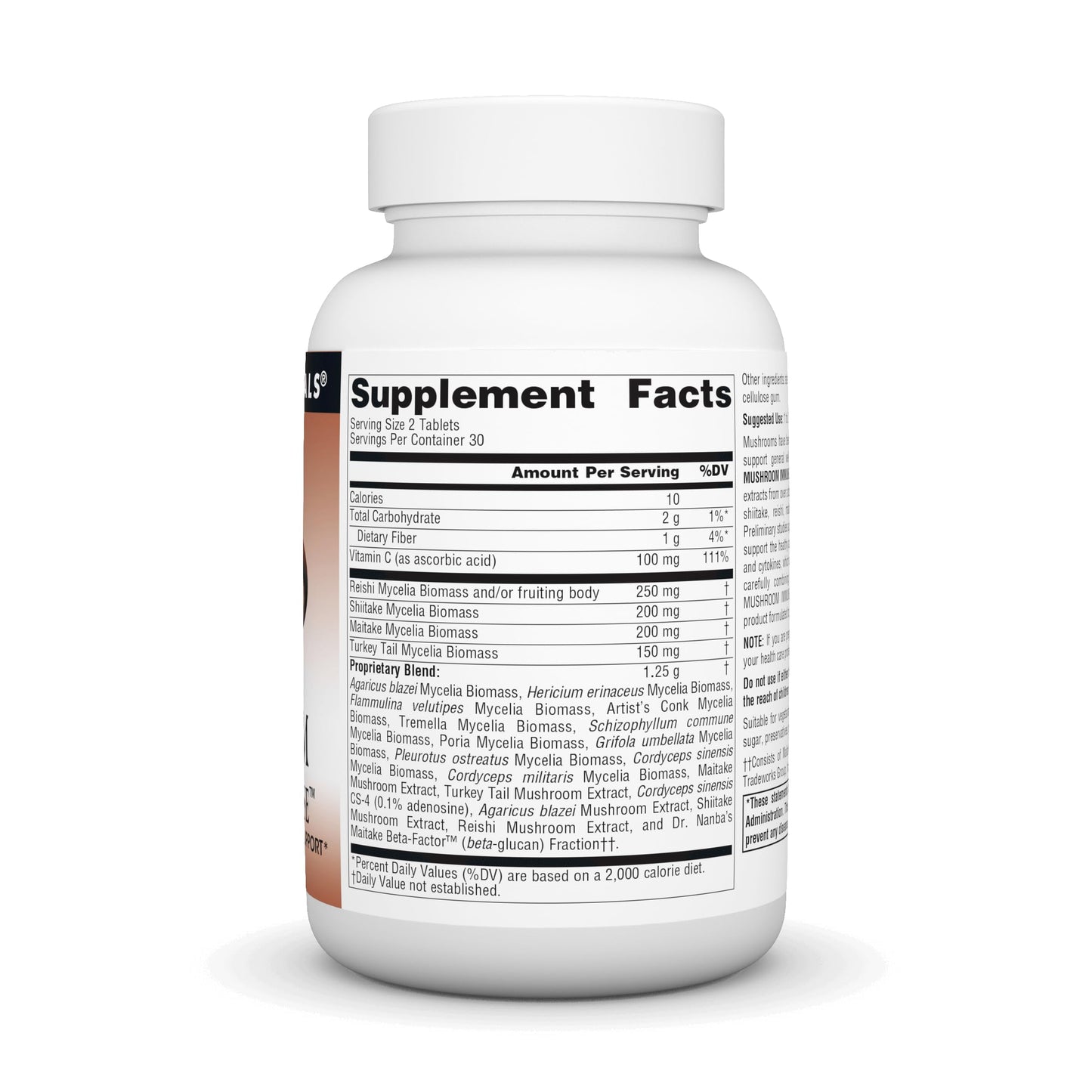 Source Naturals Mushroom Immune Defense Tablet 60 Tablets