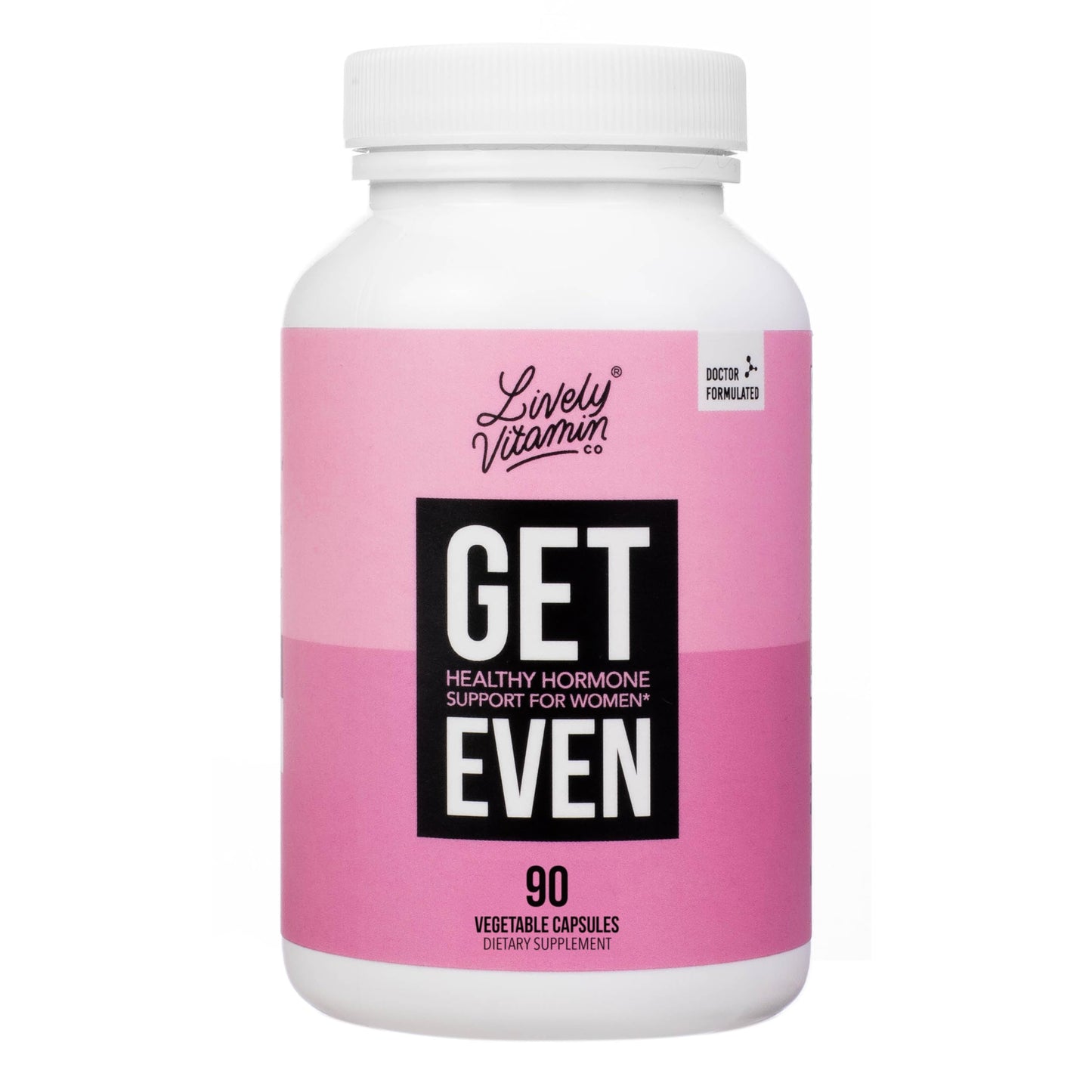 LIVELY VITAMIN CO Get Even Women's Hormonal Balance Blend Capsules 90 Count