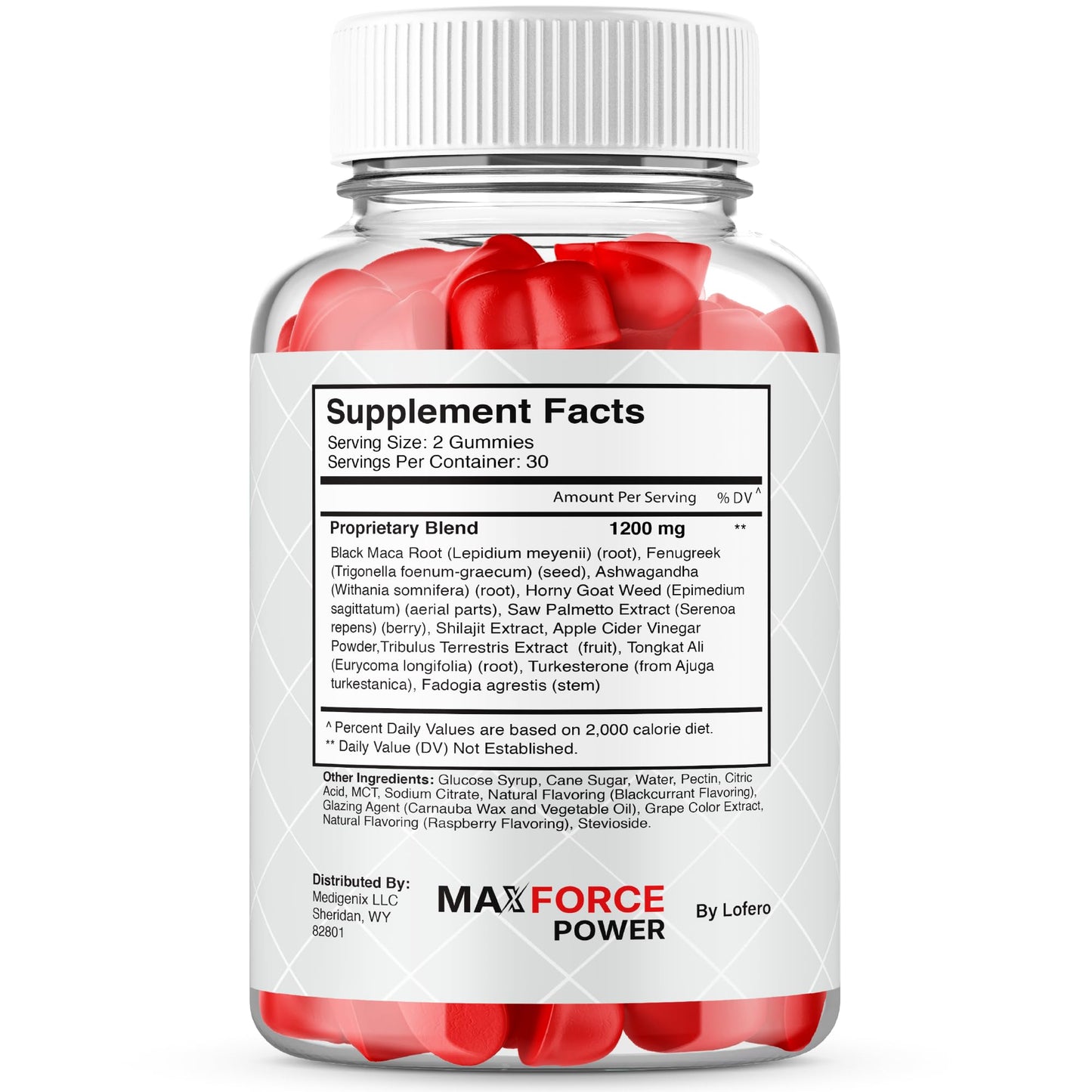 Lofero MaxForce Power Gummys Gummies 300