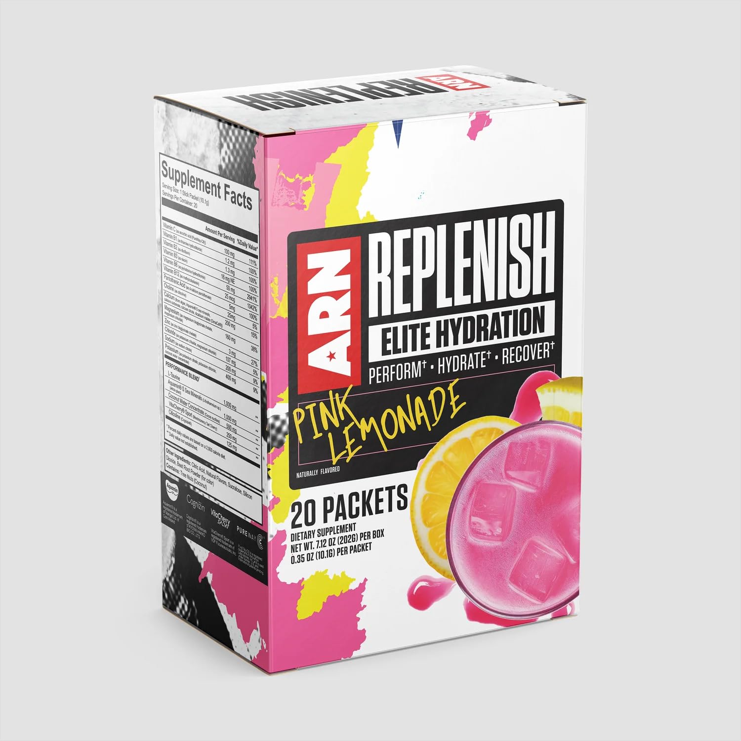 Arms Race Nutrition Replenish Elite Hydration Powder, 8 oz
